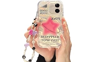 Fycyko Baddie Clear Case for iPhone 11 with Phone Charm