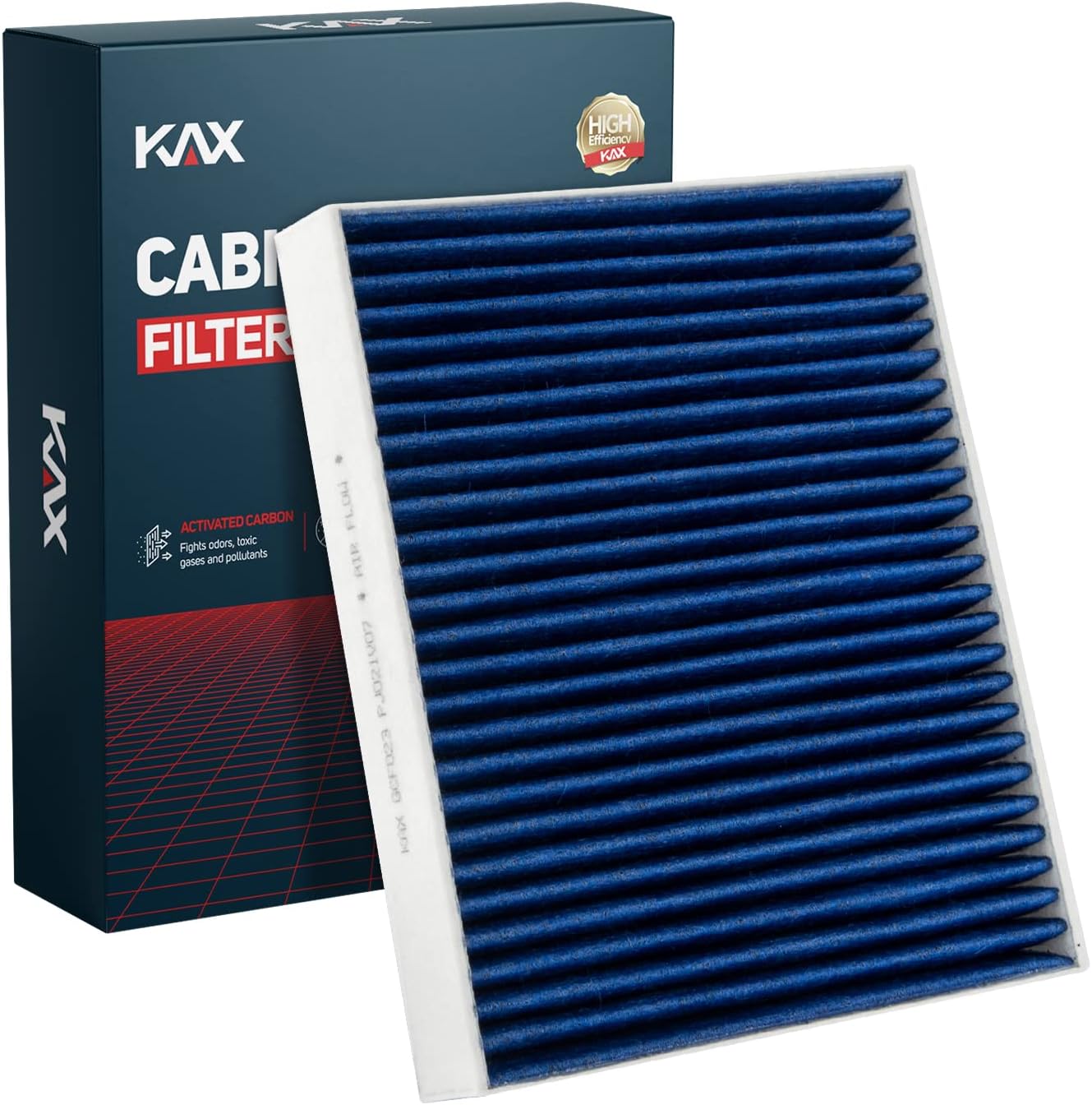 KAX Premium Cabin Air Filter with Dual Active Carbon, CF12157 Replacement for Toyota Camry, RAV4, Corolla, Lexus RX350, Prius, C-HR, ES350, Avalon, CX-9, ES300h, RX450h, highlander, Cabin Filter