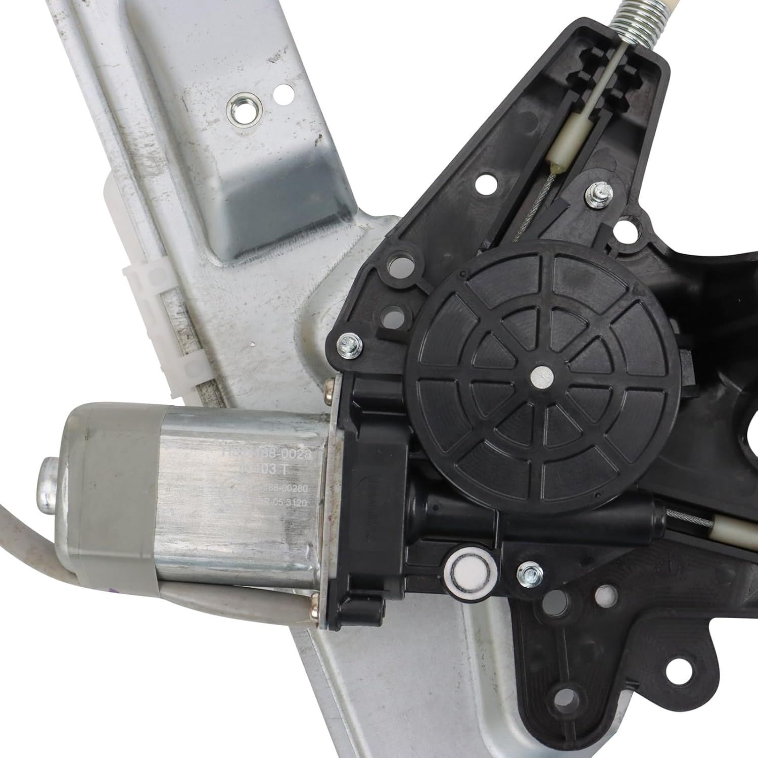 TRQ Front Right Power Window Regulator & Motor Assembly Passenger Side Compatible with 2012-2018 Ford Focus