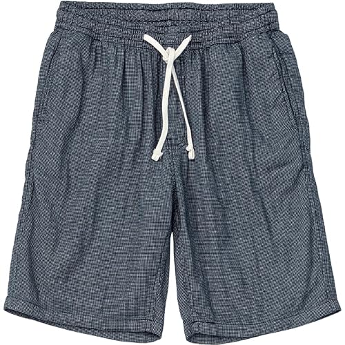 Summer Plaid Checked Oversize Shorts Men Soft Comfortable Drawstring Shorts Blue Plaid Xl #TOP6
