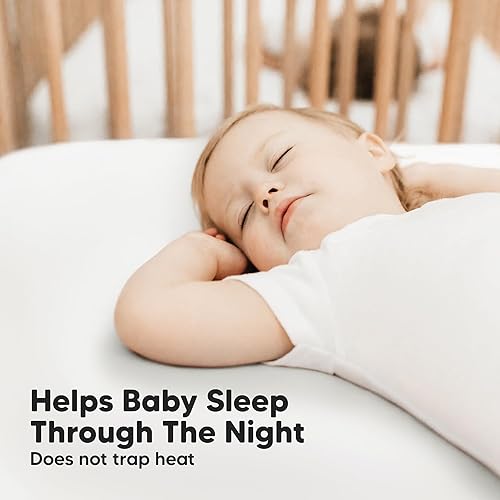 Miniatura 5 de Paquete de 2 sábanas para cuna para niños y niñas, viscosa derivada de bambú, sábanas orgánicas para cuna de bebé, sábana de colchón para cuna,