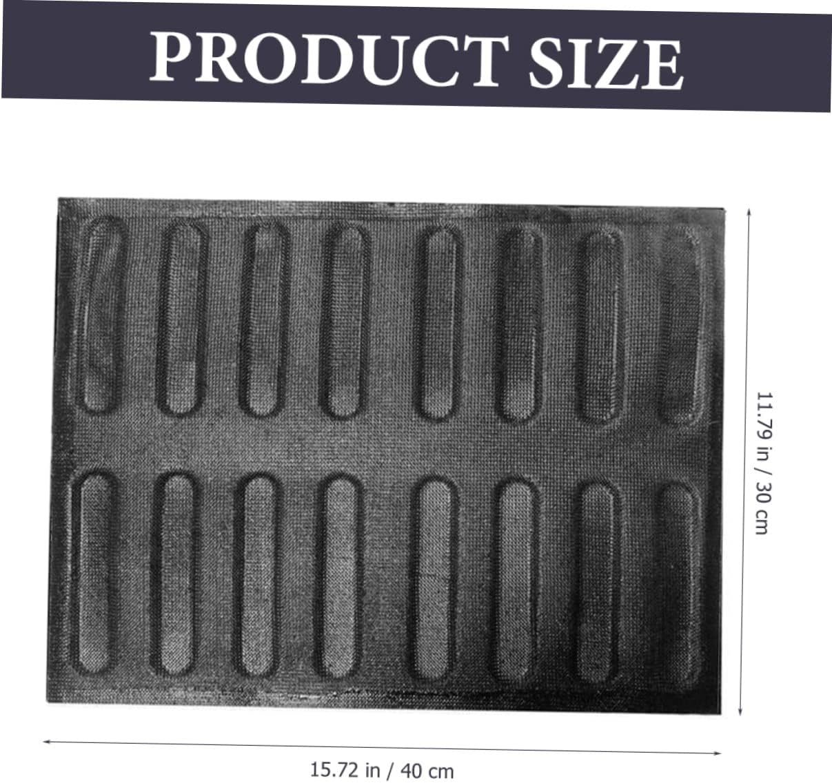 PRETYZOOM Silicone Bread Pan Soft Washable French Baking Pan Handles Baguettepan for Baking Accessory
