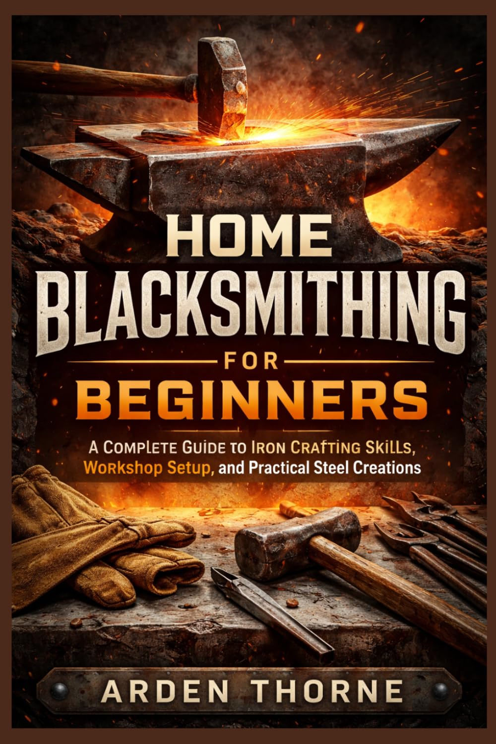 HOME BLACKSMITHING FOR BEGINNERS: A COMPLETE GUiDE TO IRON Crafting Skills, Workshop Setup, and Practical Steel Creations