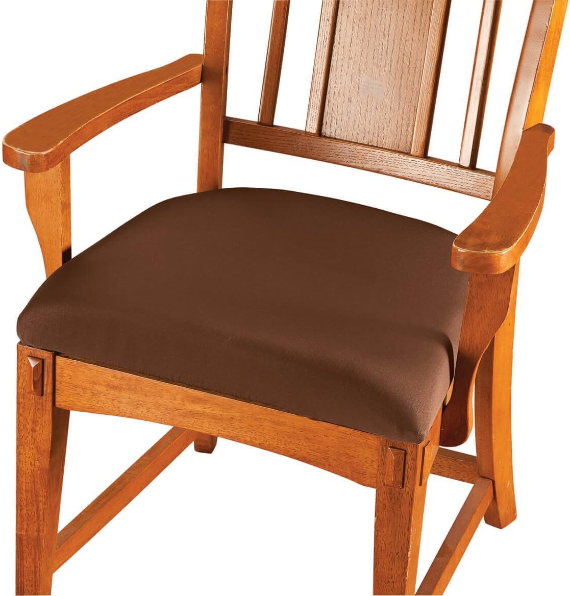 Soft, Stretchable, Removable, Machine Washable Seat Covers and Protectors for Kids, Pets and Entertaining, Set of 2, Brown