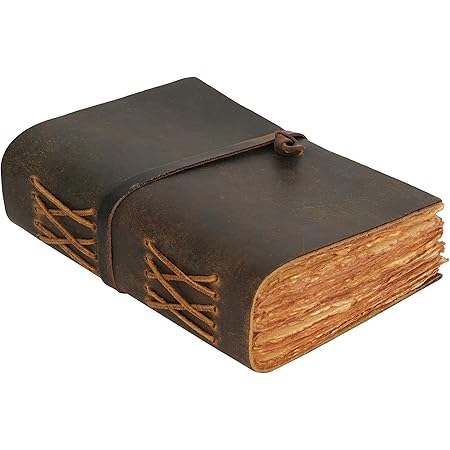 LEATHER VILLAGE Leather Journal - Vintage Leather Journal - View #12