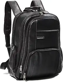 MOCHILA EM COURO (1, PRETA)