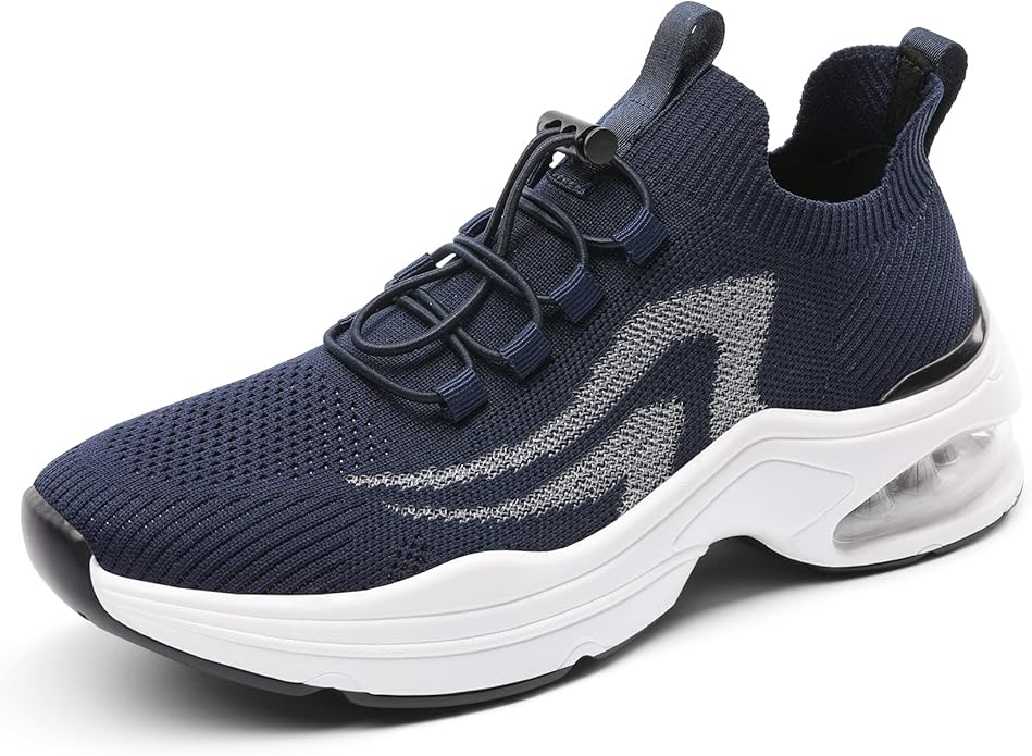 DREAM PAIRS Women's Walking Sneakers, Slip-on Air Cushion Slip Resistant Tennis Shoes - Breathable Upper - Removable Insole - Casual Gym Workout Nurse Restaurant Work Shoe