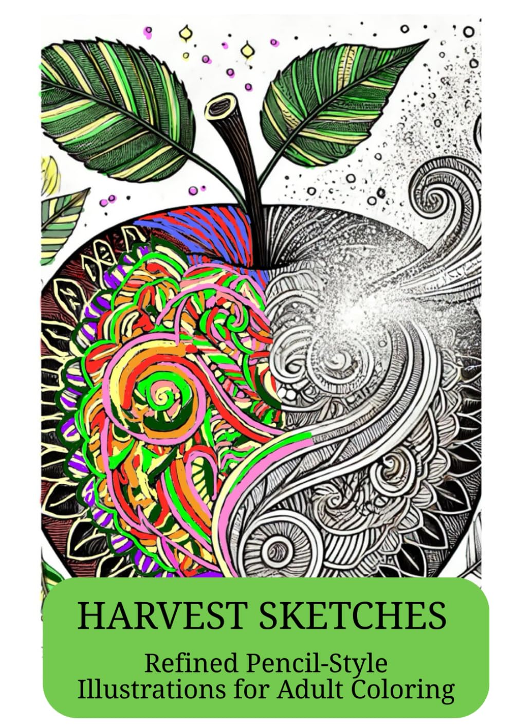 HARVEST SKETCHES: Refined Pencil-Style Illustrations for Adult Coloring