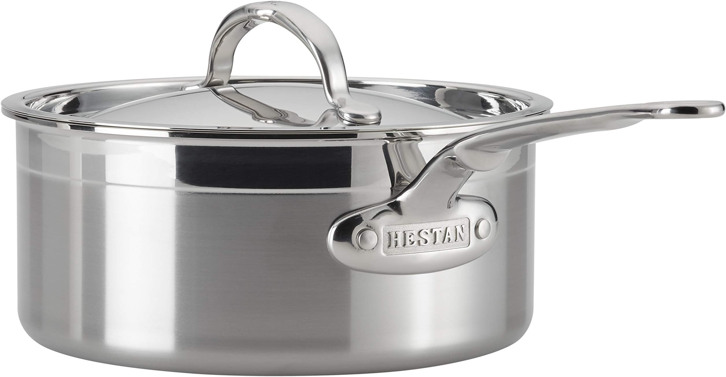 HestanProBond Collection - Professional Clad Stainless Steel Sauce Pan, 3 Quart