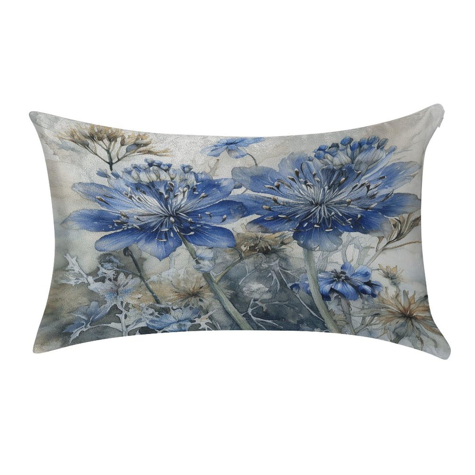 Fekiloot Style Natural Plant Flower Pillow Covers Home Decor Pillow Cases