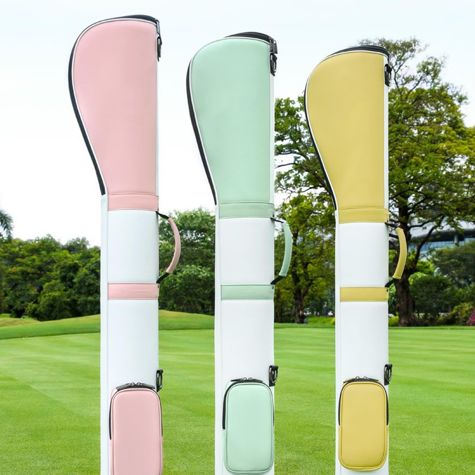 Bolsa De Transporte De Golf, Bolsa Ligera For Pistola De Golf, Correa De Hombro Acolchada Desmontable, Bolsa De Almacenamiento For Palos De Golf con Bolsillos