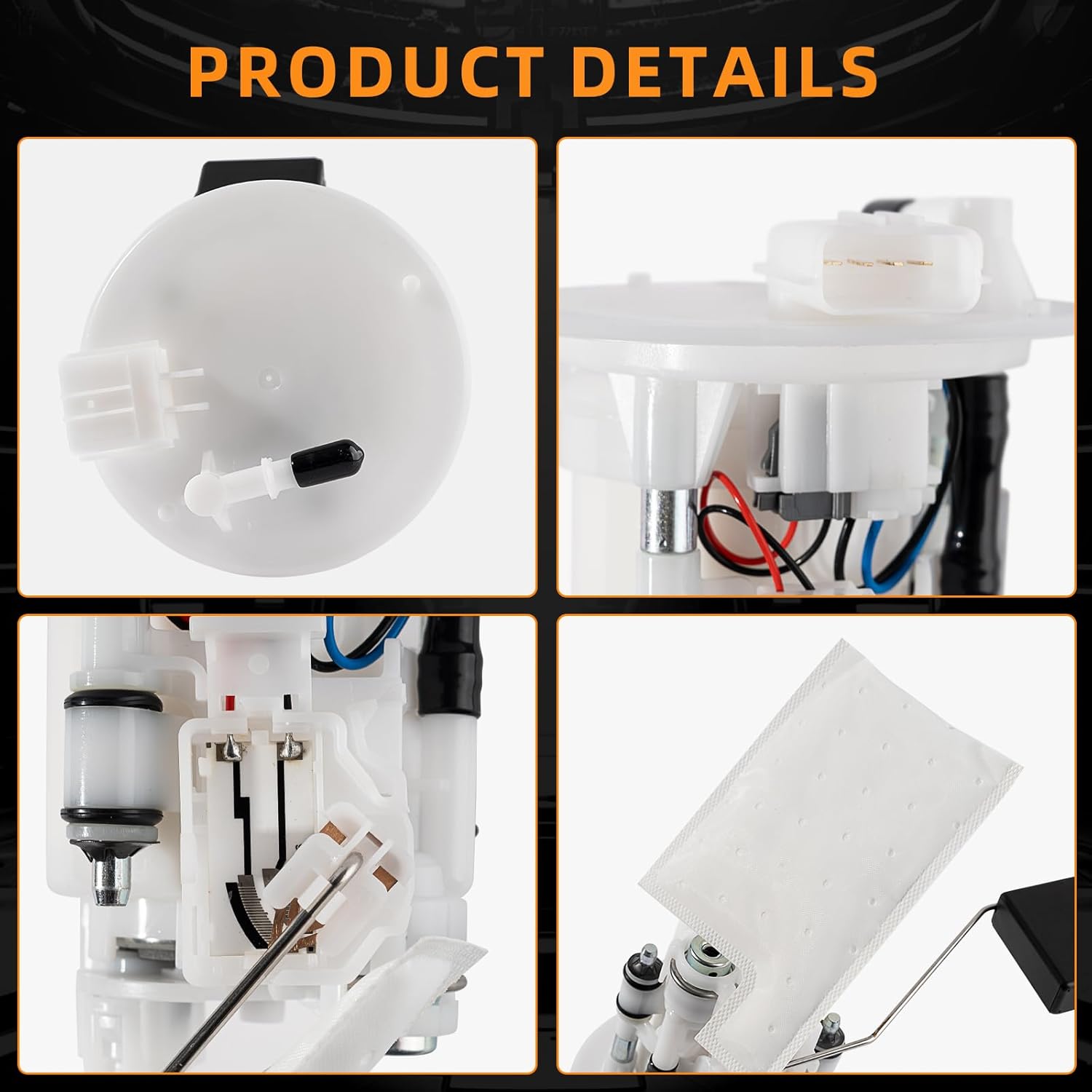 Electric Fuel Pump Assembly Compatible with Yamaha Kodiak 450 YFM450K 2018-2023 Replace BB5-13907-00-00 BB5-13907-01-00 BB5-13907-03-00 BB5-13907-02-00