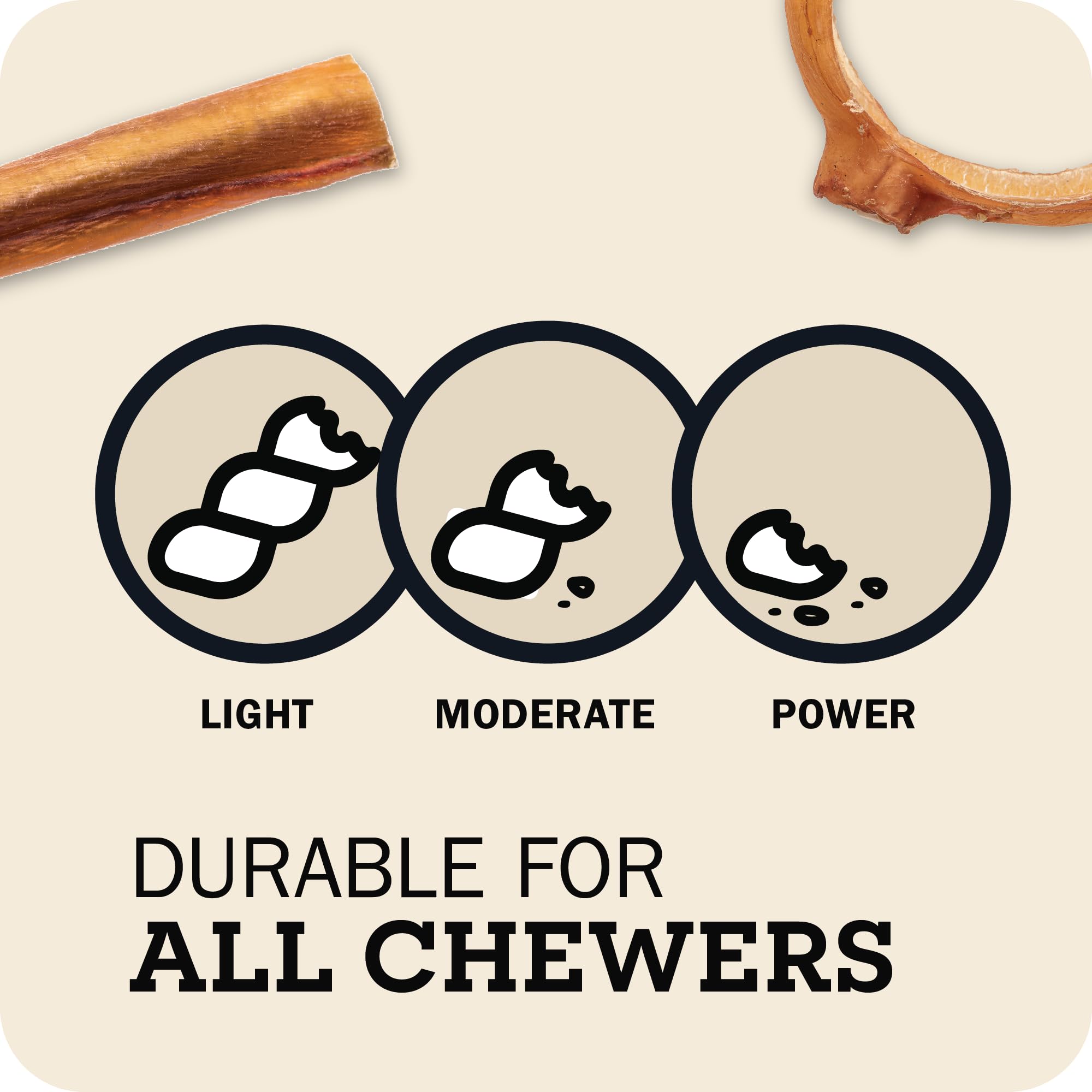 Redbarn Pet Products All-Natural Geflochtene Bully Sticks für Hunde, 30,5 cm, Premium, langsam geröstet, langlebig, aus 100% Rindfleisch, einzelne Zutat, geruchsarm, 5 Stück, Verpackung kann