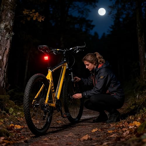 Miniatura 3 de Bright Bike Tail Light - Battery Powered Quick Release  Rear Light with Safety Flash Modes, Bicycle for Night Riding, Dirt Biking, Scooter, Stroller