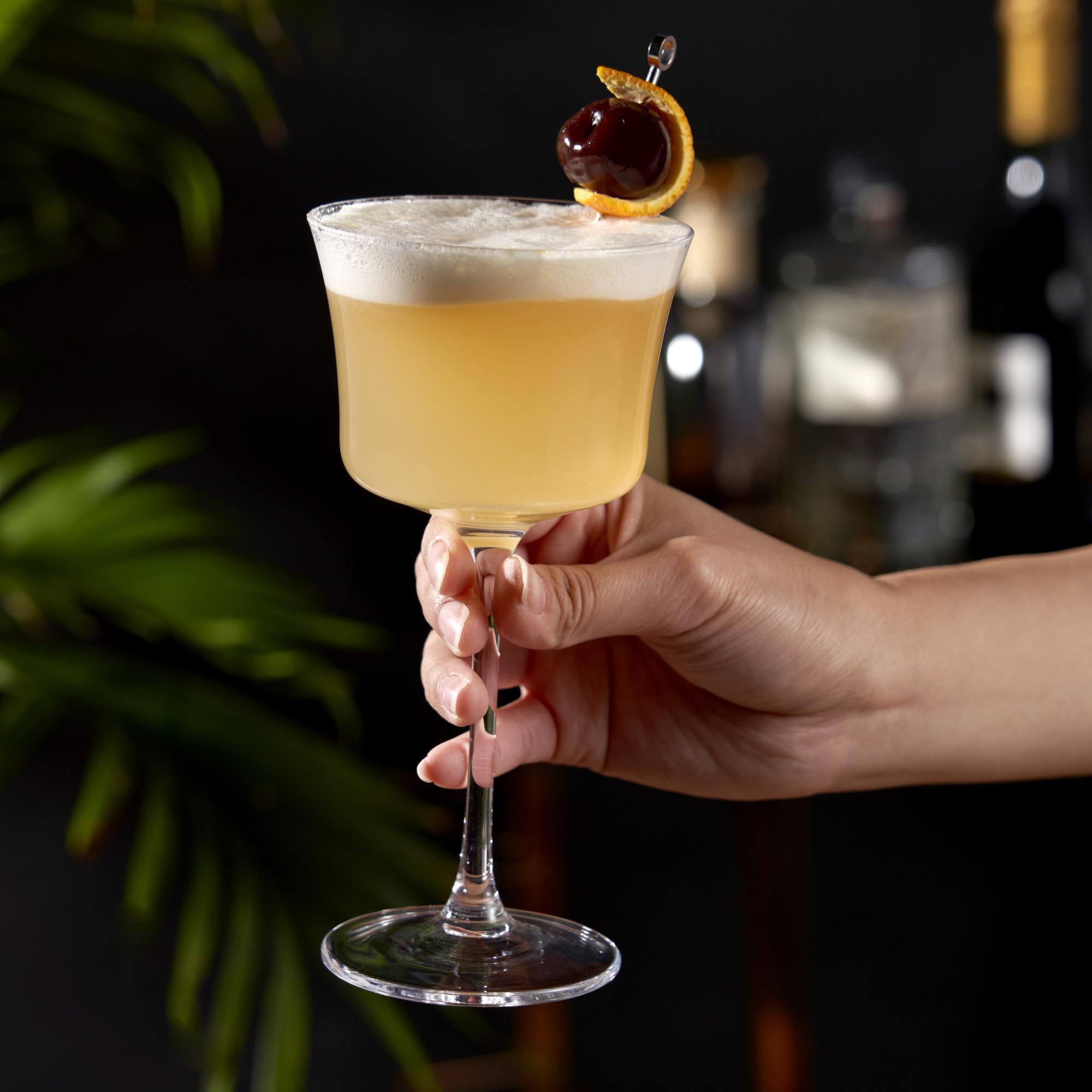 Viski Raye Sauer-Gläser, Whiskey-Sauergläser, Cocktailgläser, Kristall-Cocktailgläser, 213 ml, 2 Stück