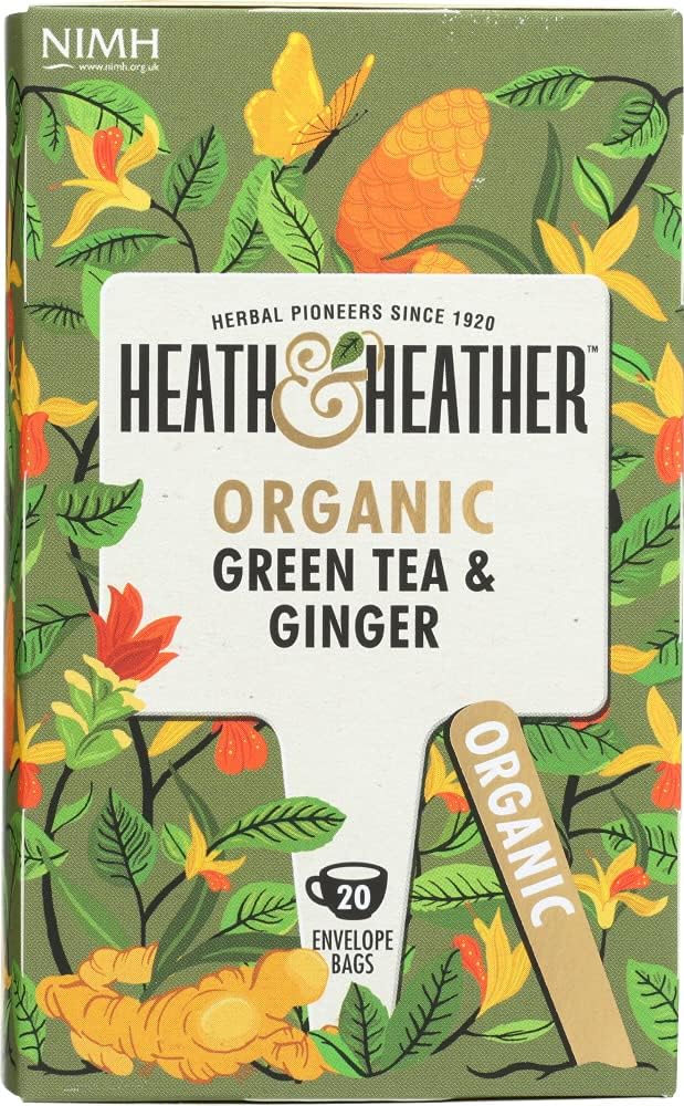 Organic Green Tea & Ginger 20ct, 20 CT