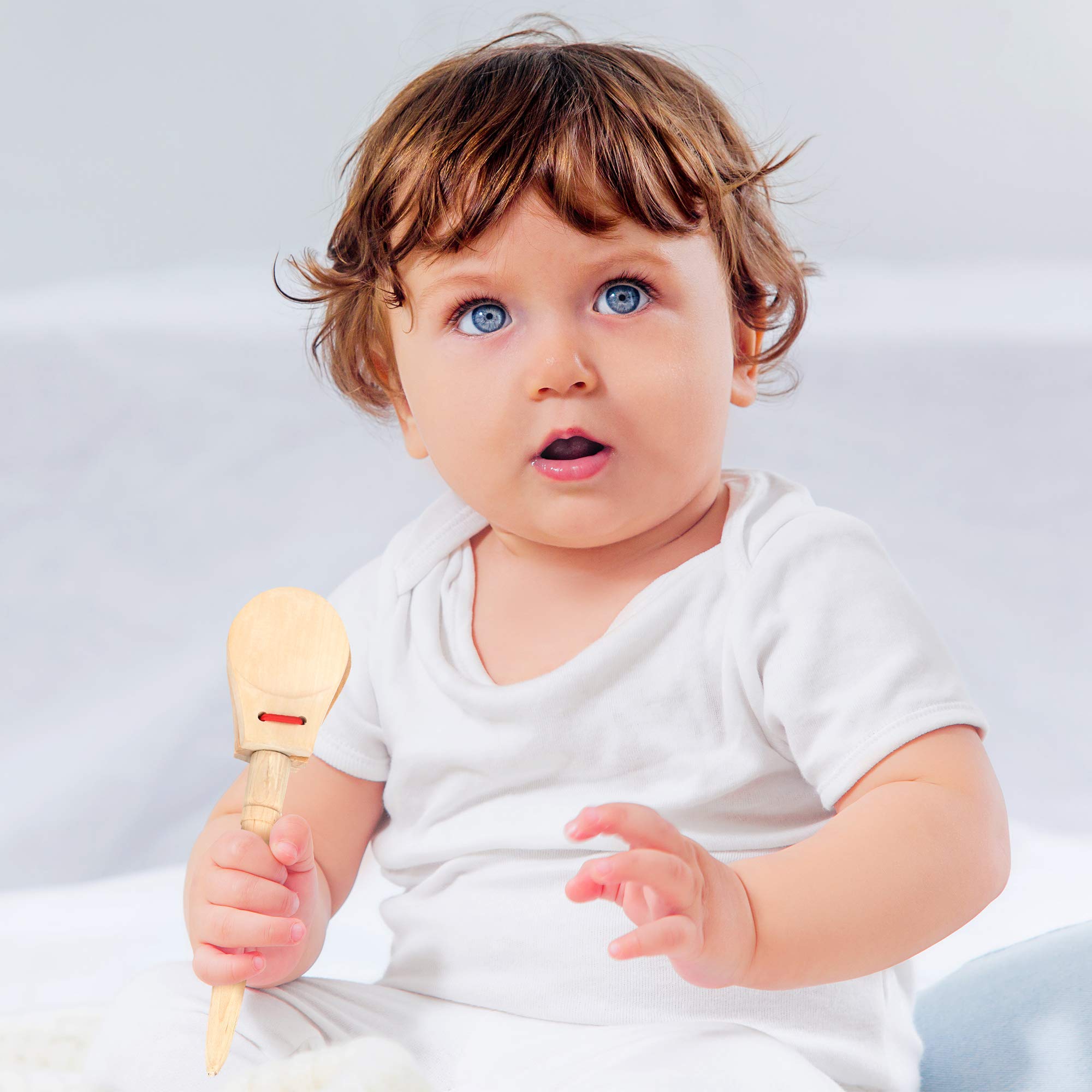Strumenti Musicali Bambini 16 pezzi di Boxiki Kids, Ritmo e Giocattoli Musicali Compreso Legnetti Musicali, Shaker, Tamburello, Campanelli da Polso e Maracas per Bambini da 1 a 3 Anni