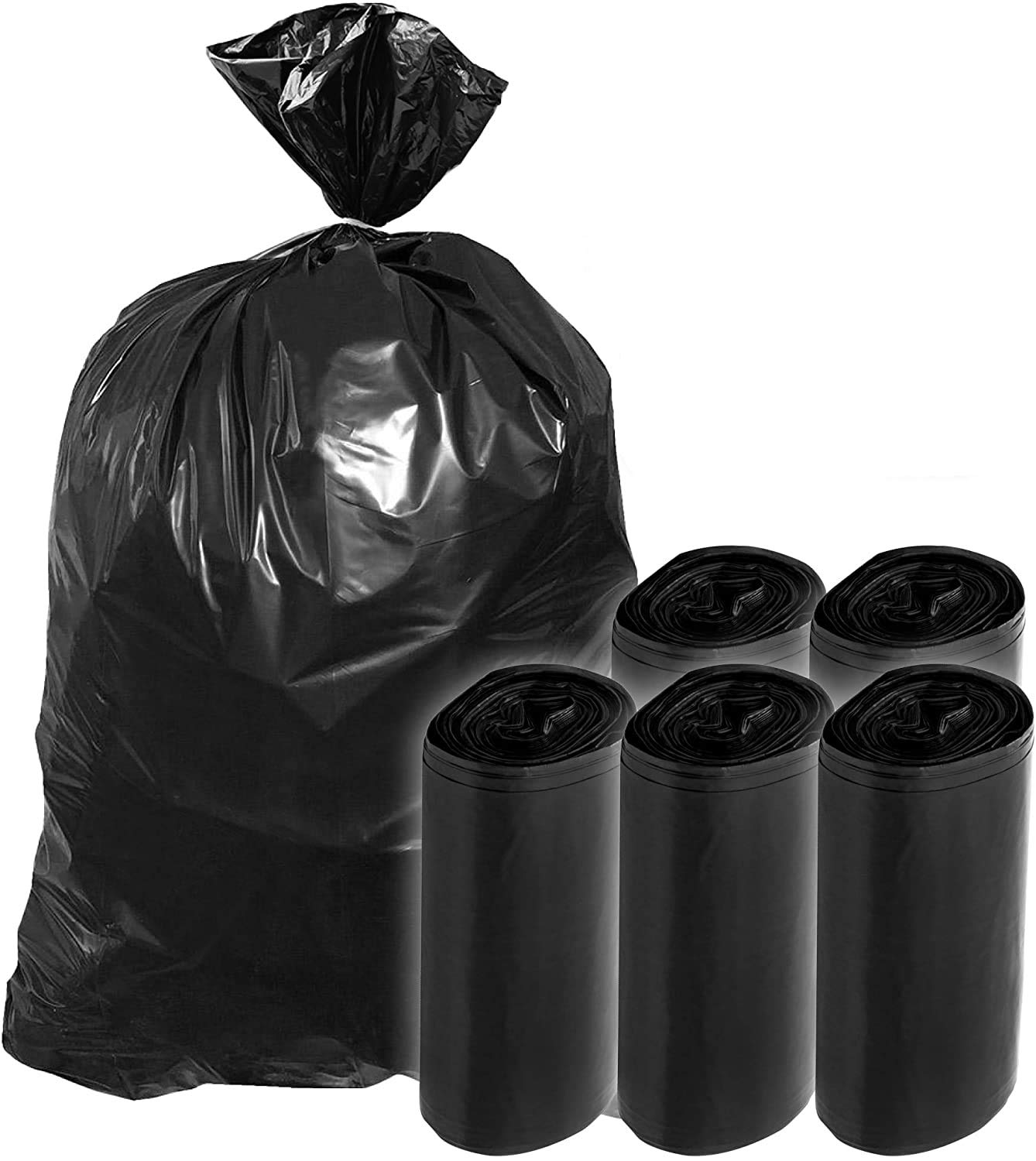 Fabusnap™ {100 Virgin Plastic Bags} Biodegradable Garbage Bags (19 X
