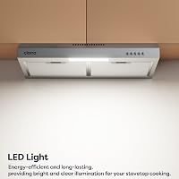 CIARRA CBCS6903D 60 cm Páraelszívó Recirkulációs Beépíthető Rozsdamentes Acél 3 Fokozat 3