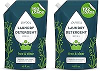 Vista 13 de Puracy Detergente para lavandería - Concentrado líquido de detergente potenciado por enzimas, detergente natural para lavandería visto en TikTok,