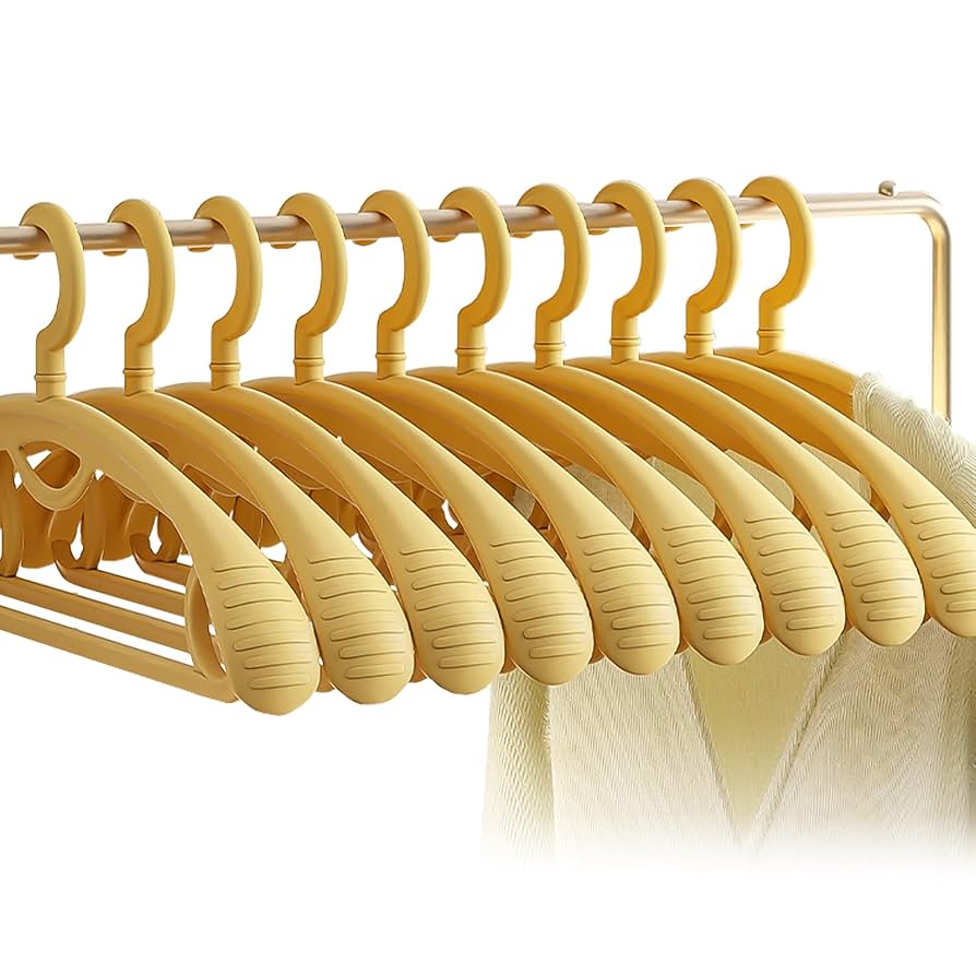 Amazon.co.jp: Laundry Hangers, 10 Piece Hanger, Anti-Crack