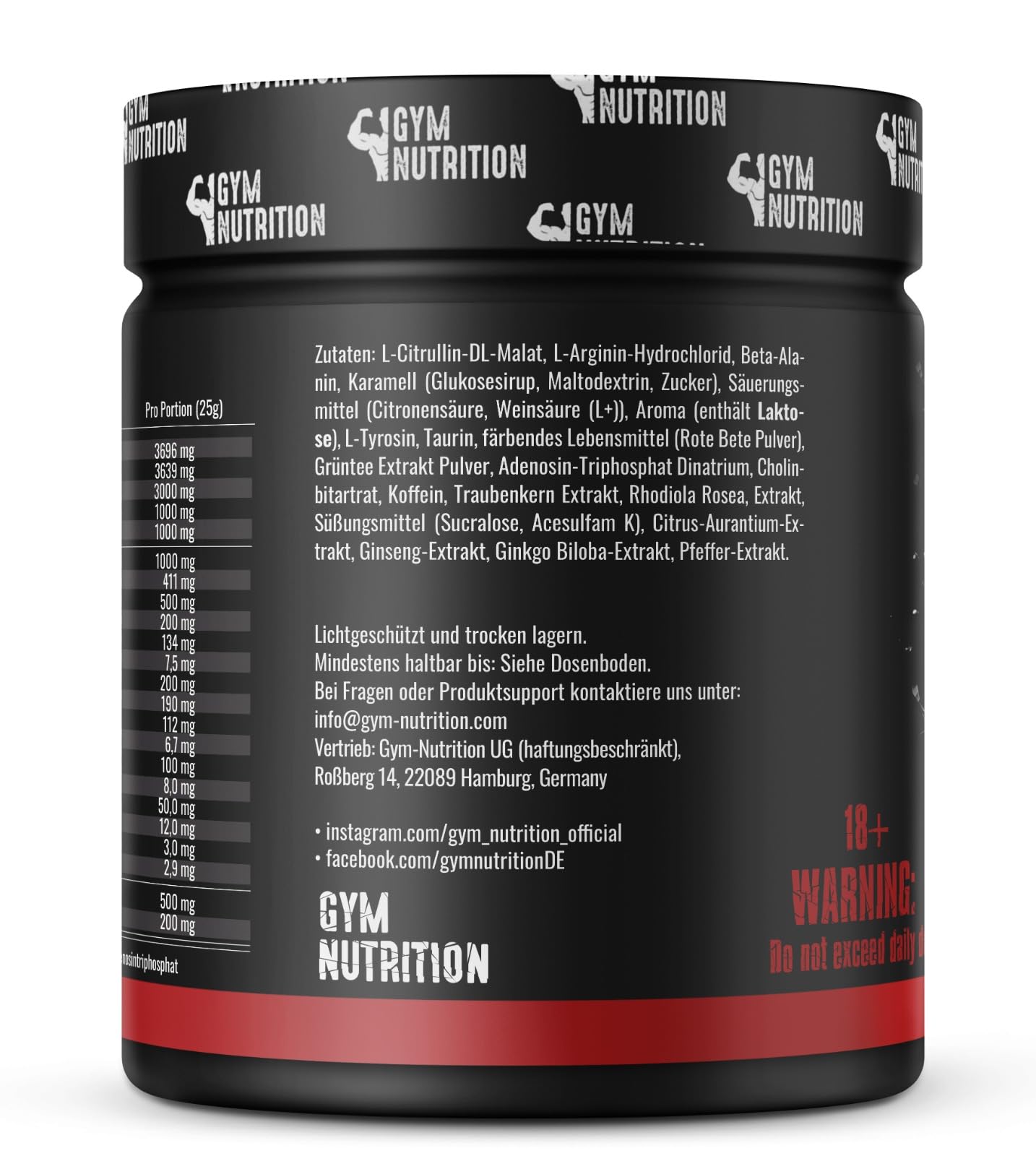 FATALITY - Ultra Hardcore Booster Pre Workout - Pulver - 2023 USA Matrix - Pre Workout Booster Gym - ATP + L-Arginin + Citrullin + Beta Alanin + Koffein 450g Cola Kirsche Geschmack - Fitness Booster