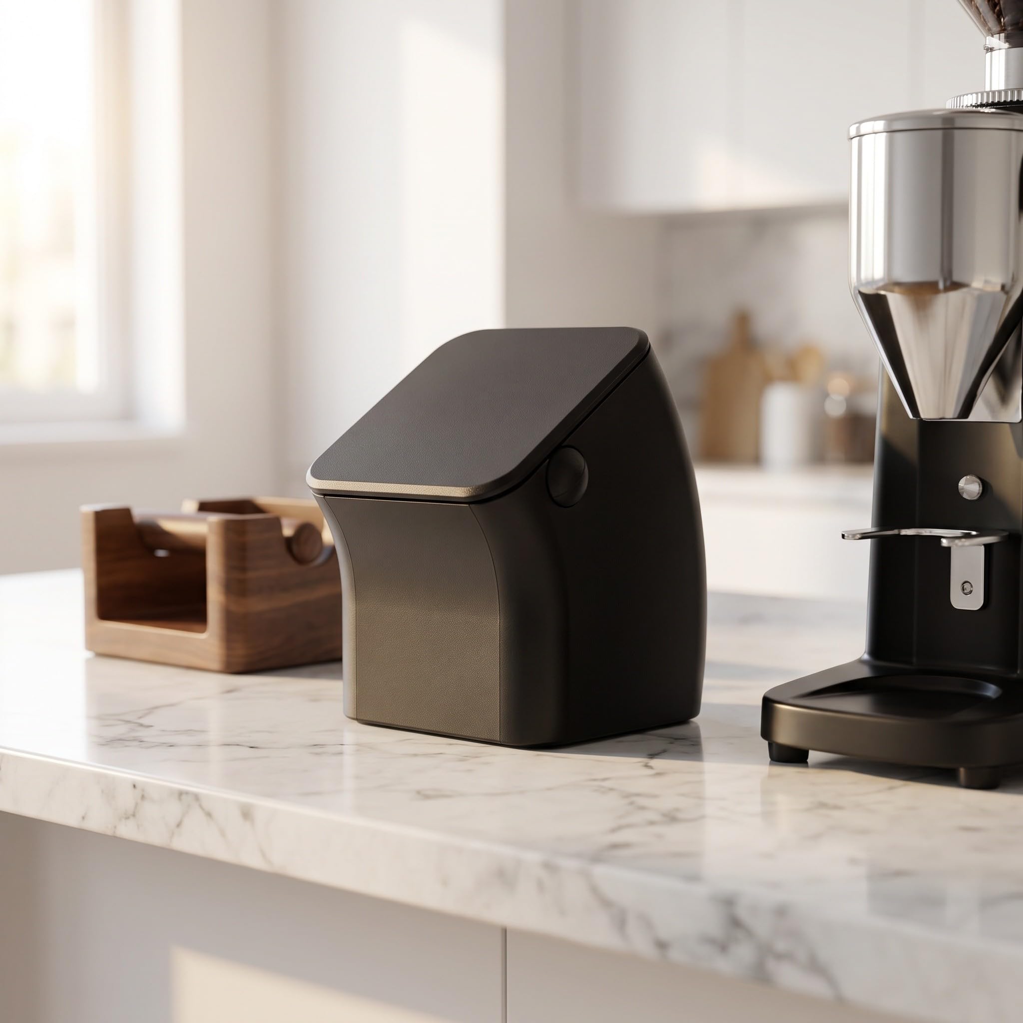 Zerodeko Contenitore per fondi di caffè espresso, contenitore per fondi di