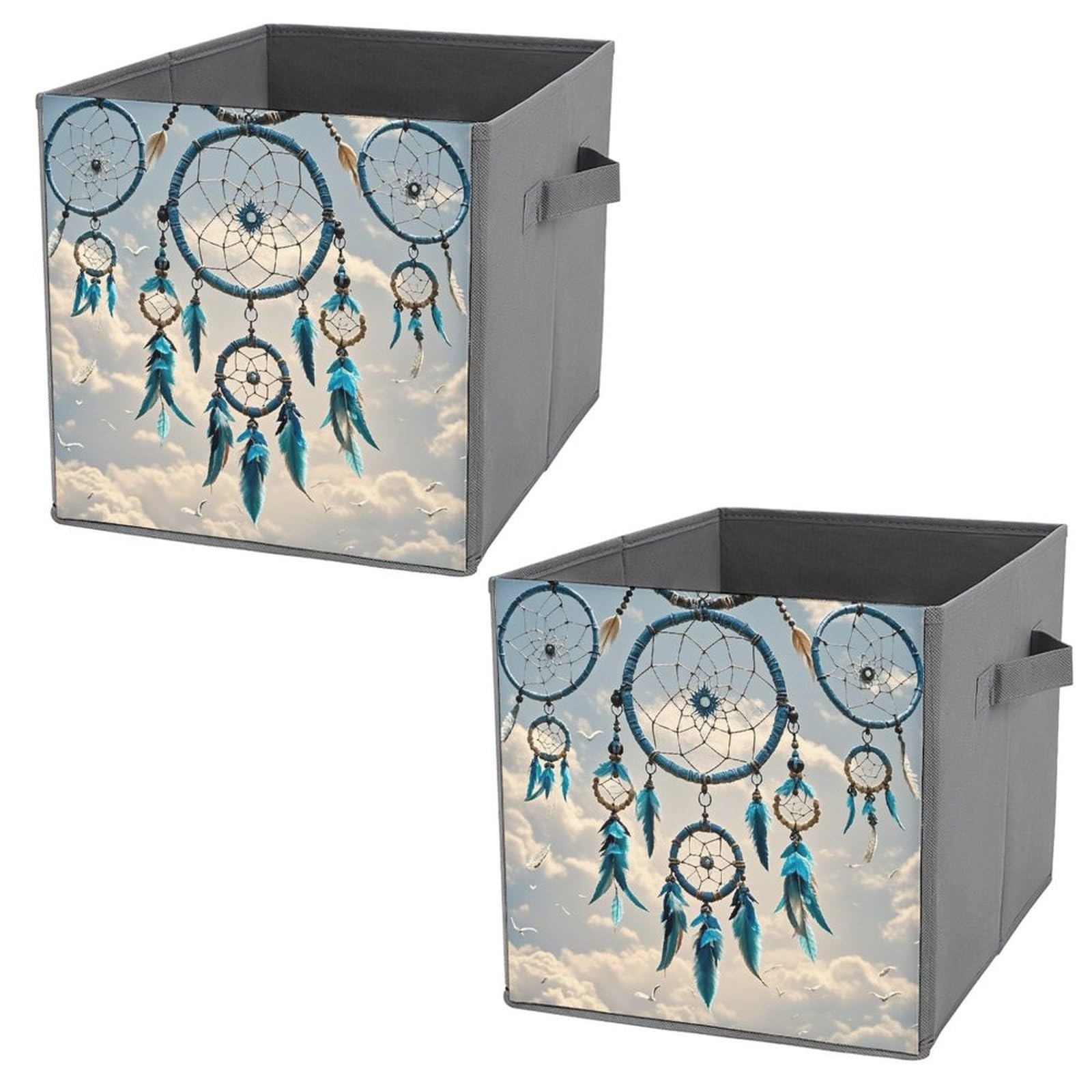 Bacs de rangement pliables pour organiser les draps et vêtements du salon