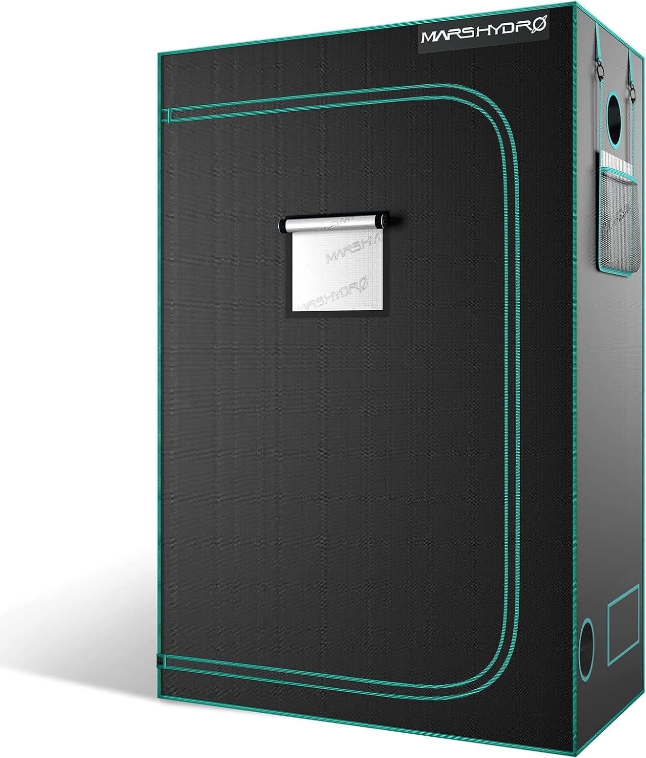 MARSHYDRO 120X60X180 CM Reflective Mylar Hydroponic Grow Tent Hydro Box Lightproof and Waterproof for Indoor Plant Growing