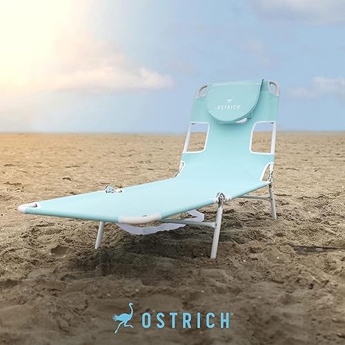 Miniatura 7 de Ostrich - Silla tumbona de playa para adultos con orificio para la cara, versátil, plegable, para piscina exterior, tomar el sol y leer en el