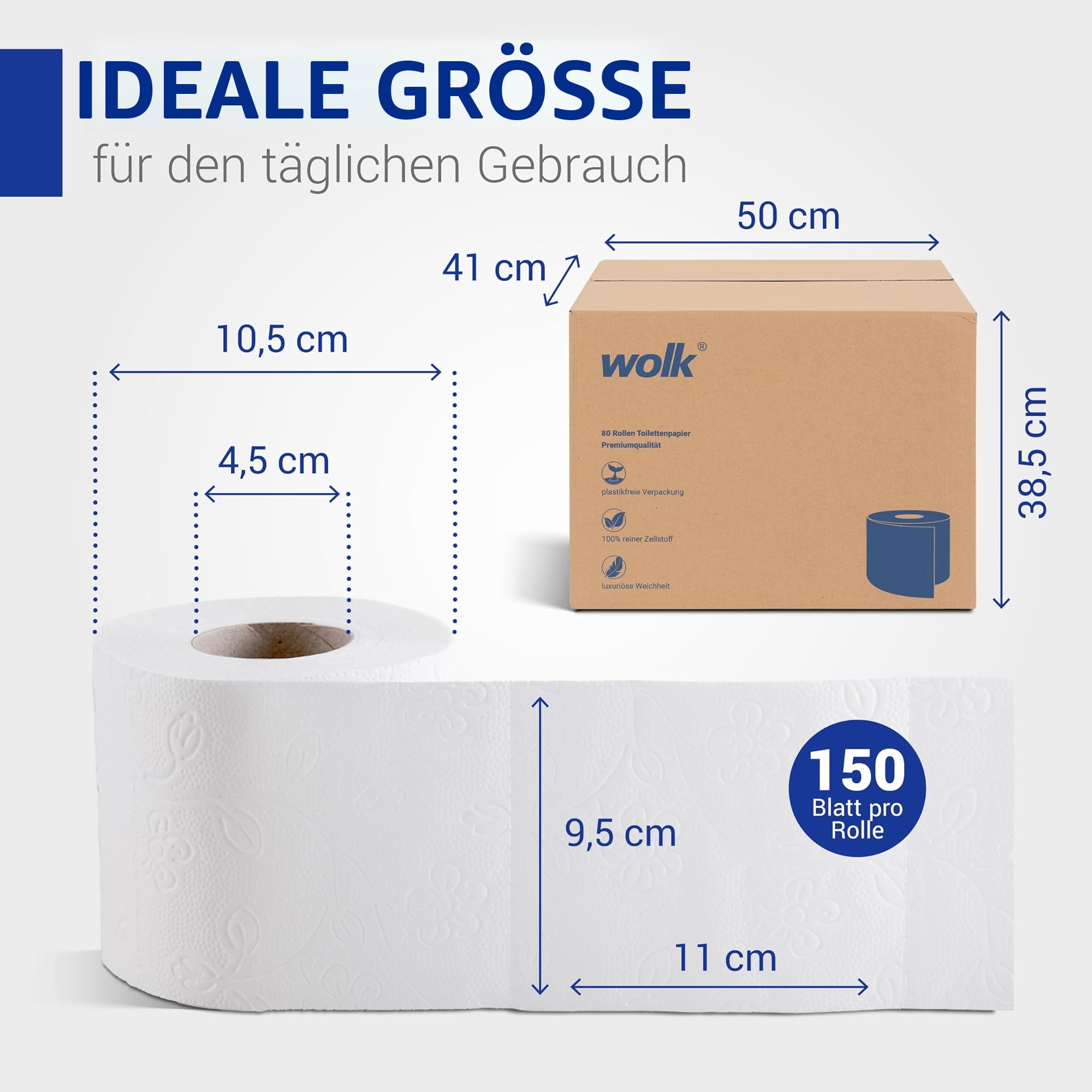 Produktbild von LRXIYODE 1 Set Chemie & Physik Formel Toilettenpapier – 4 Rollen, Witziges Druckdesign, Saugstark, Für Zuhause, Büro Oder Partys