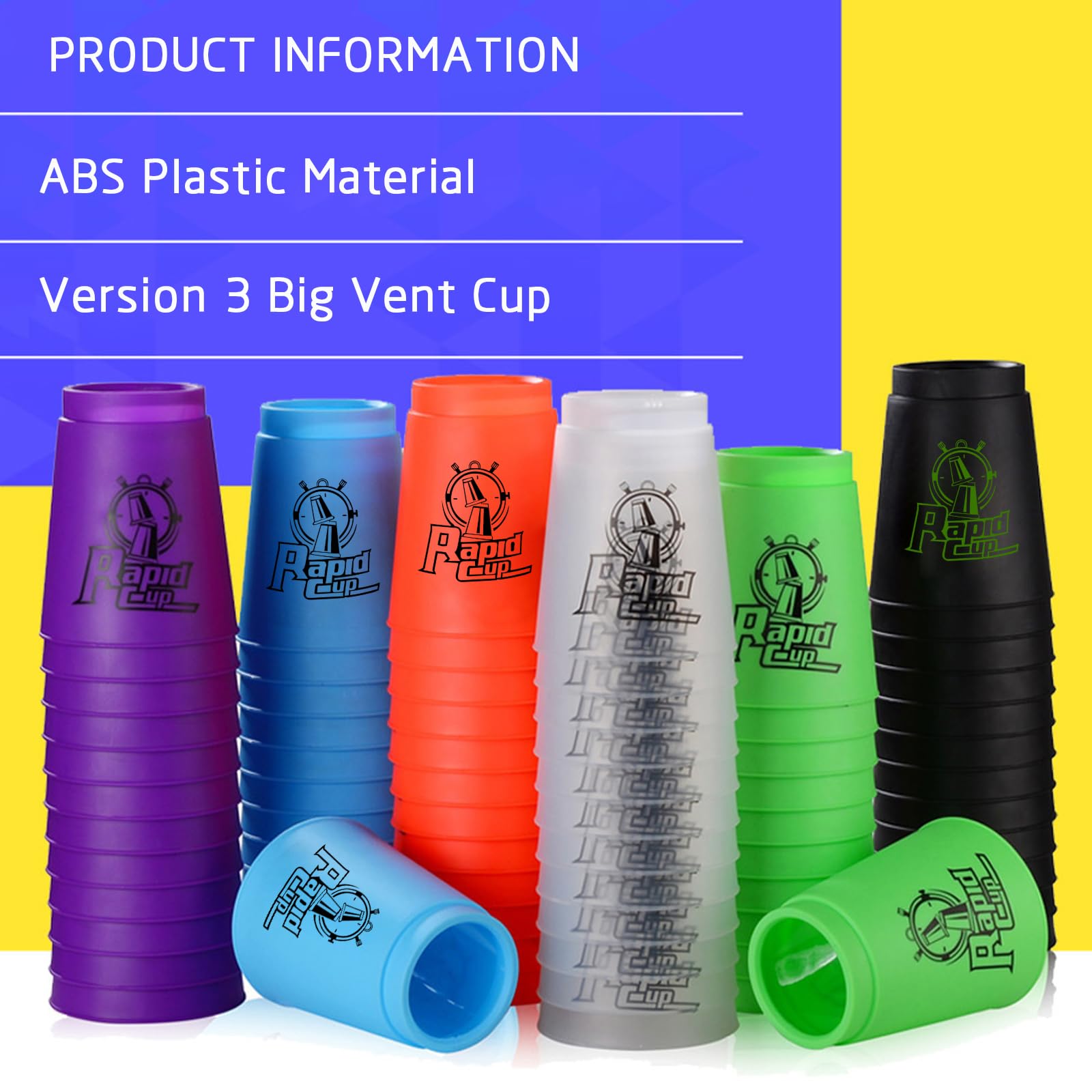 Amazon.com: SEISSO Quick Stacks Cups,12PCS Stacking Cup Set 
