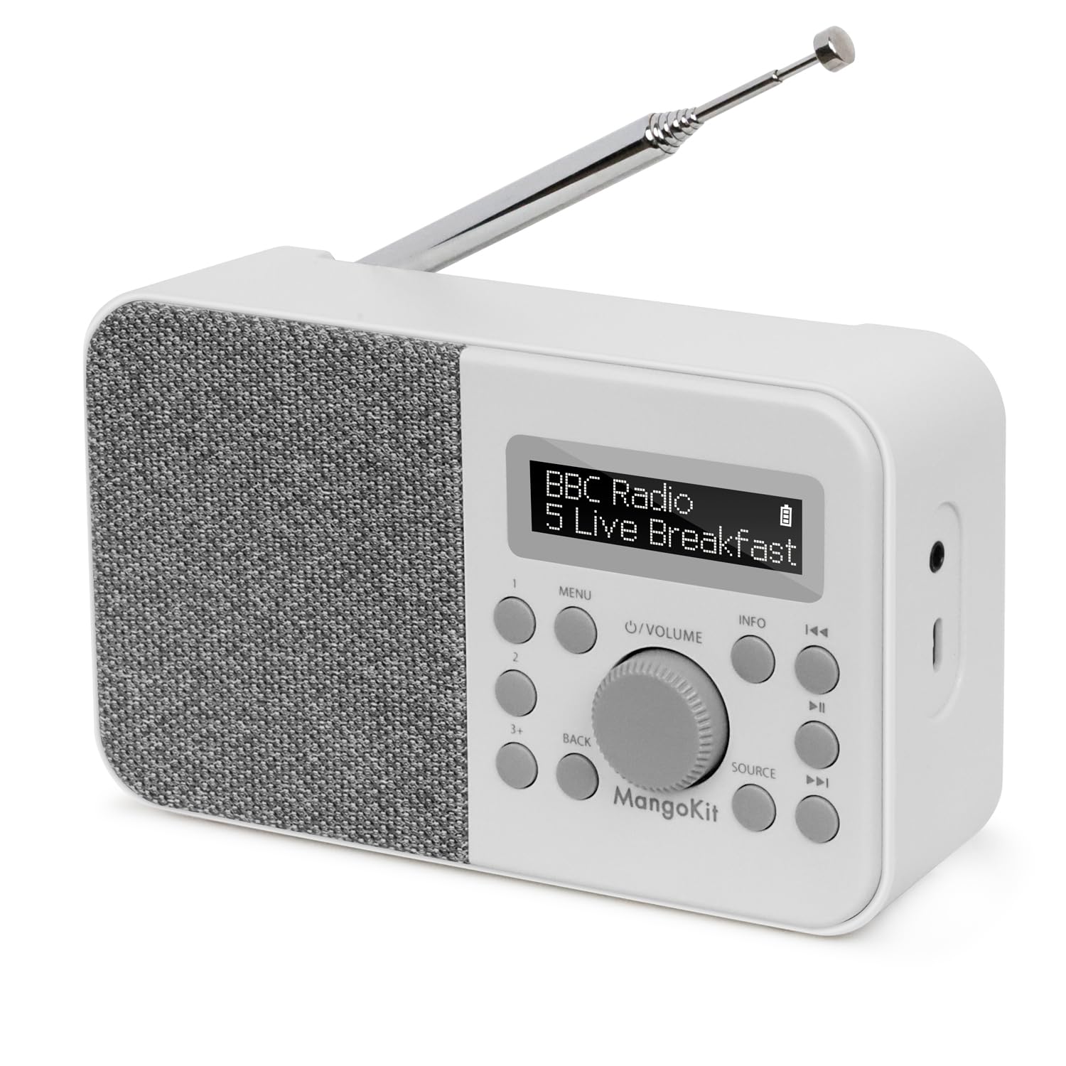 Sponsored Ad – PR2S DAB Radios Portable,DAB+ Digital Radios Mains and Battery, FM Kitchen Radio,DAB Radio with Bluetooth, Display, Alarm&Clock&Snooze Timer,40 Preset Stations,Headphones - Stone Grey
