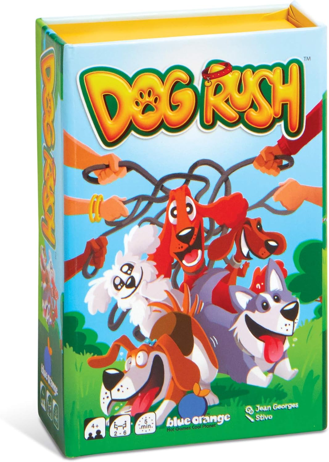 BLUE ORANGE Games Dog Rush, Brown