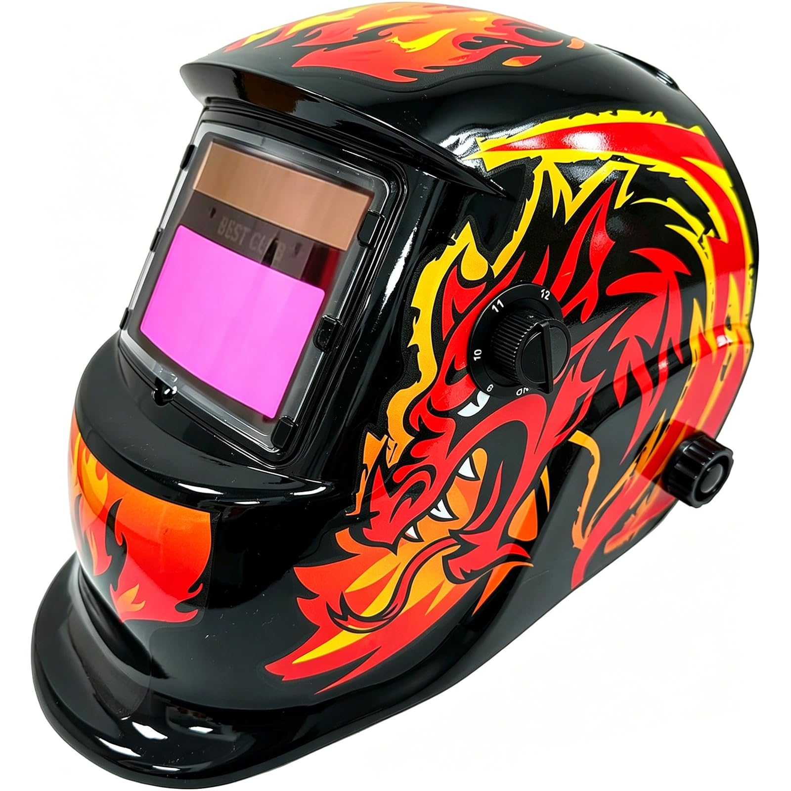 BESTCLUB Welding Helmet - Auto Darkening & Solar Powered -12