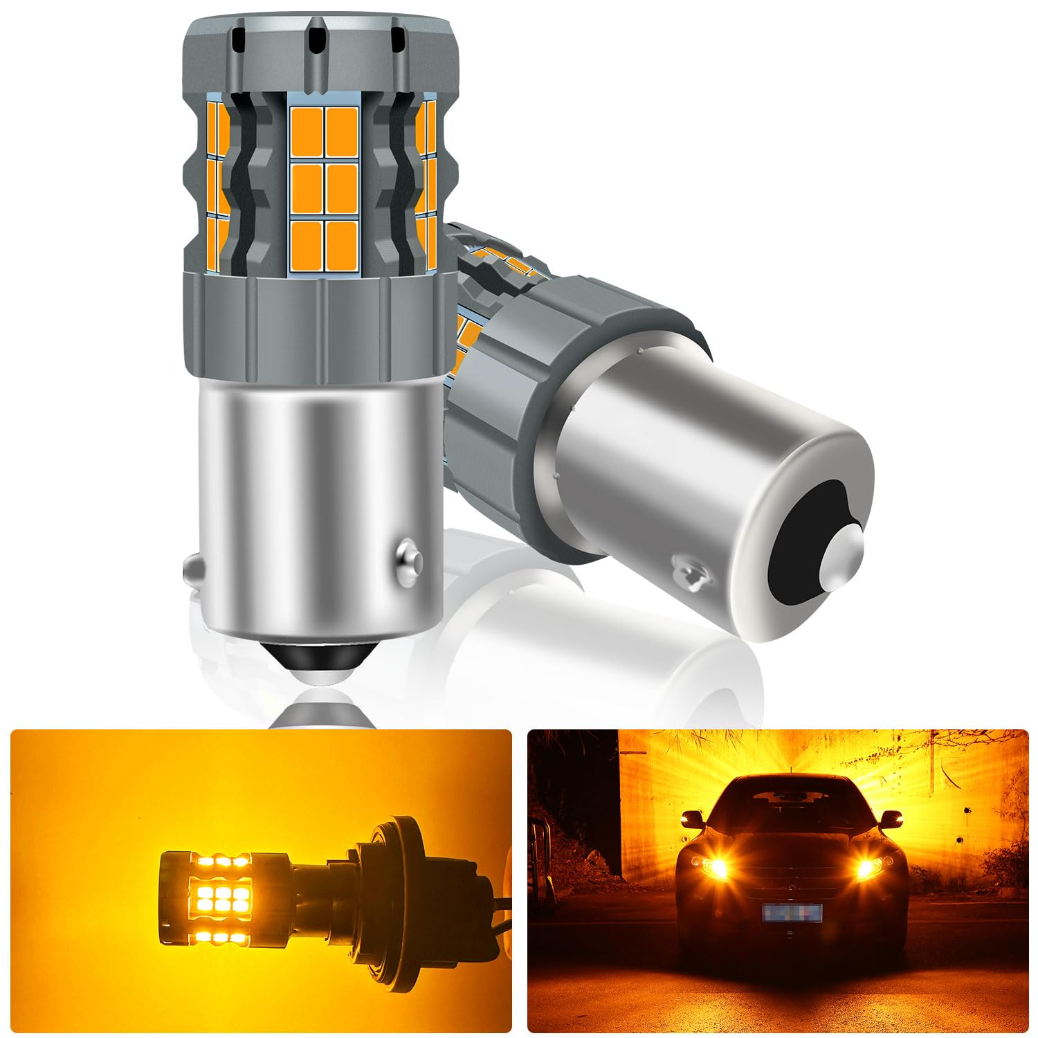 Amazon.com: UPXSXT 2Pcs PY21W 1156 7507 BAU15S LED Turn Signal