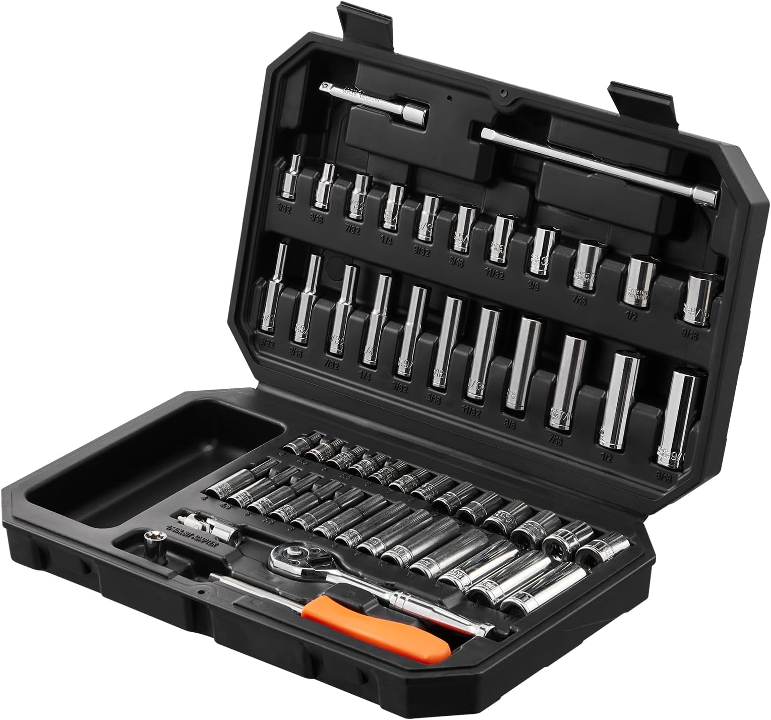 Tool Kit MIXPOWER 62-Piece 1/4-Inch Master Socket Set With