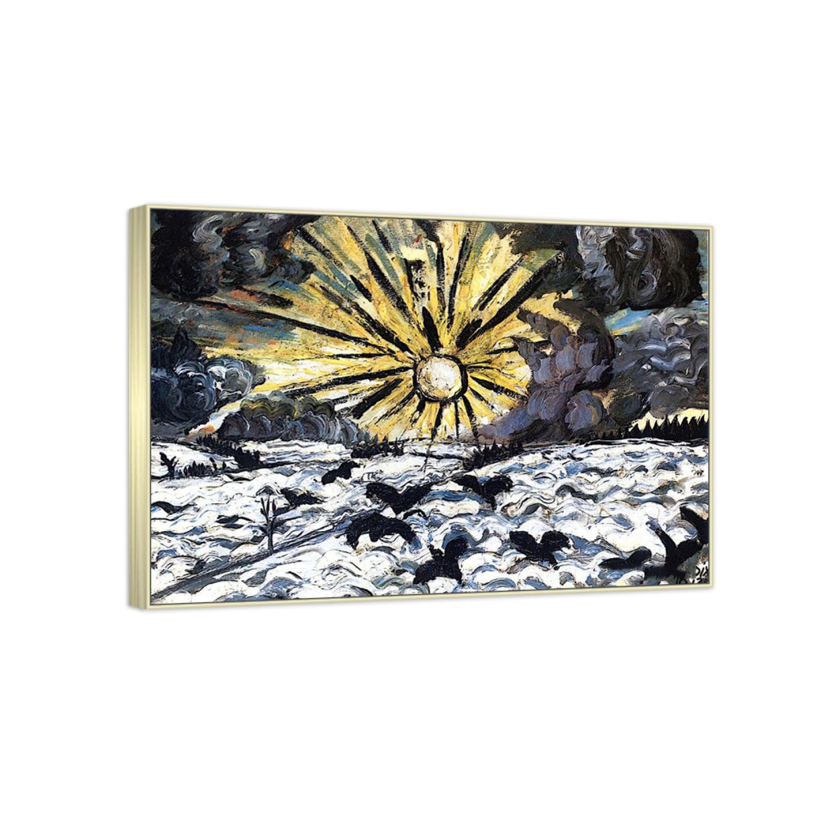 Amazon.com: Sunrise By Otto Dix Famous Paintings Print On Canvas