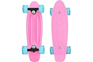 17inchx5inch Pink Skateboard Mini Cruiser Board