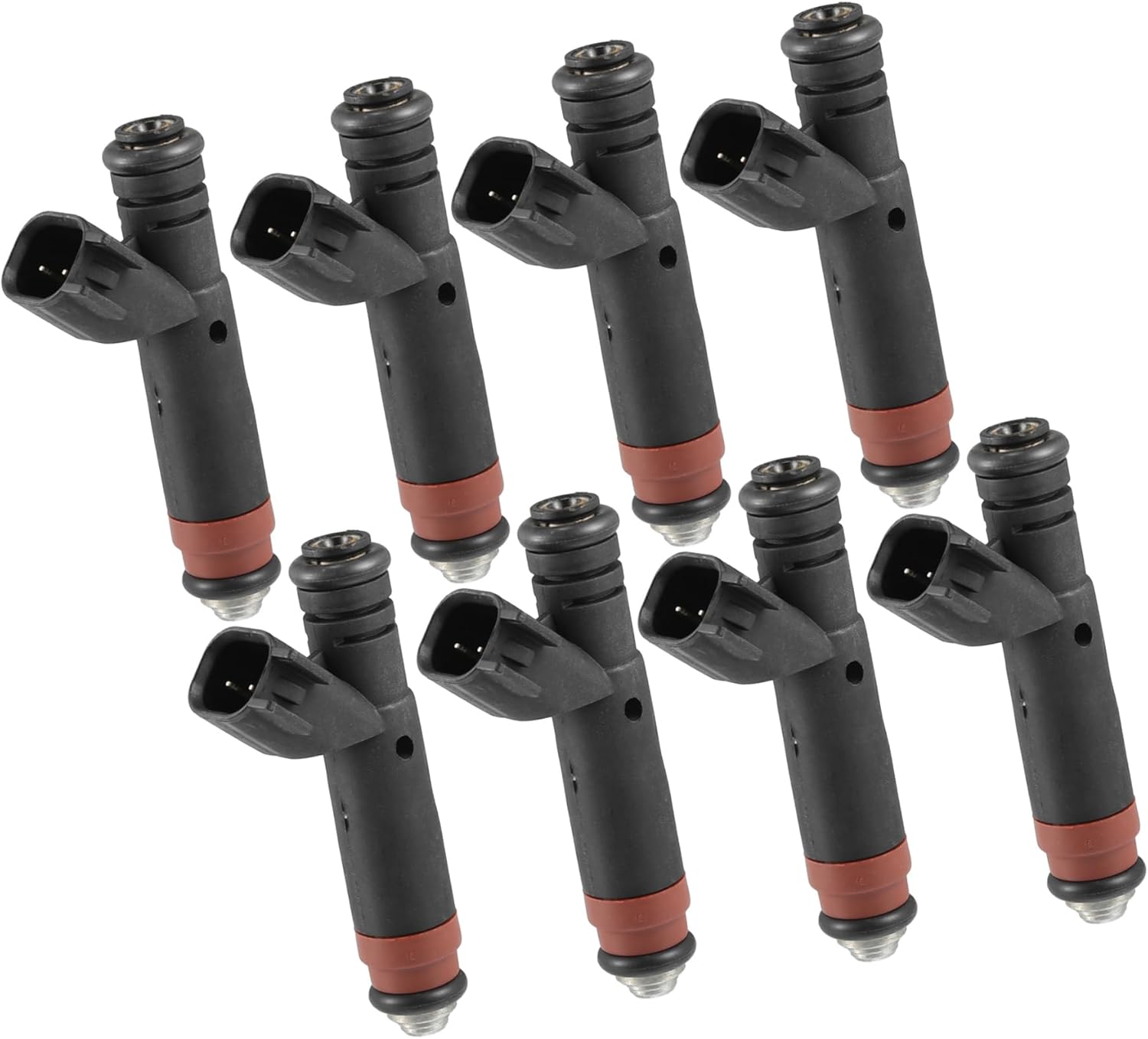 Fuel Injector - Car Inner Engnie Fuel Injectors - for Ford Explorer 2006-2010 Metal Black - 8 Pcs Item Replacement