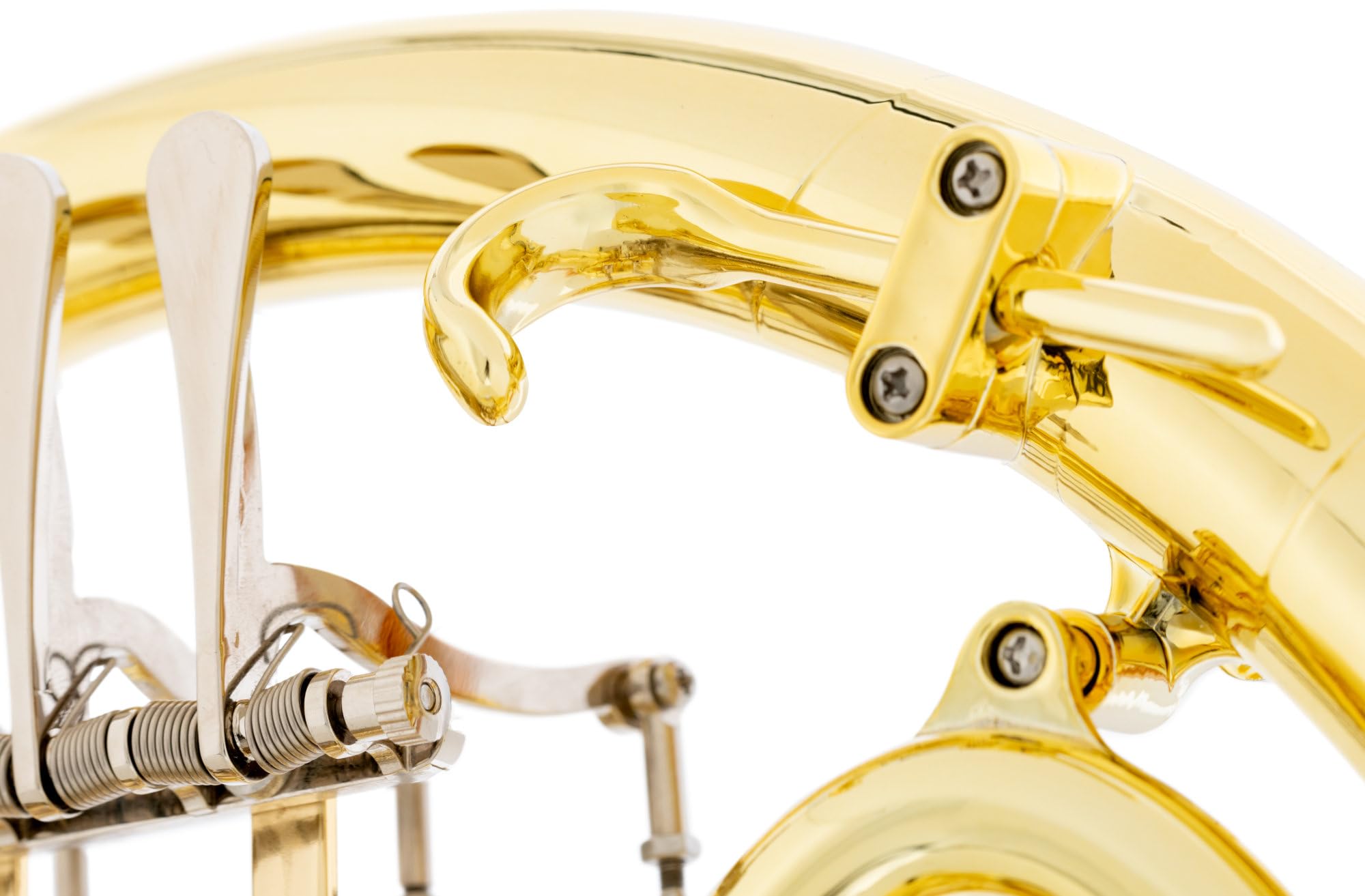 Classic Cantabile WH-30GD MardiBrass Kunststoff Bb-Waldhorn Gold - inkl. Mundstück & Hülle mit Rucksackgurten - Für Anfänger und Profis - Wetterfest und Wasserdicht - leichtes, stabiles Instrument