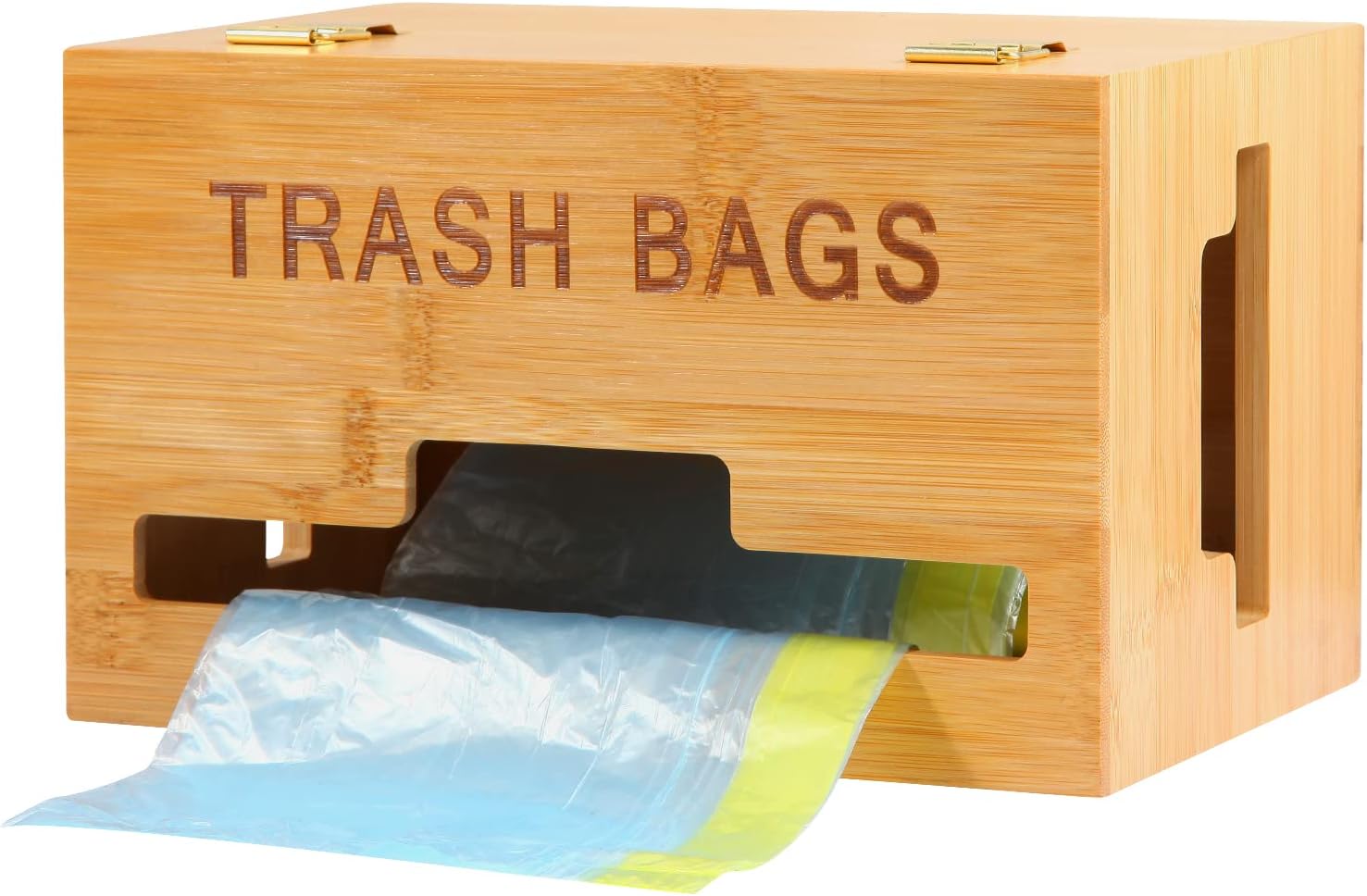 Snpwne Large Trash Bag Holder Dispenser, Kitchen Plastic Garbage Bag