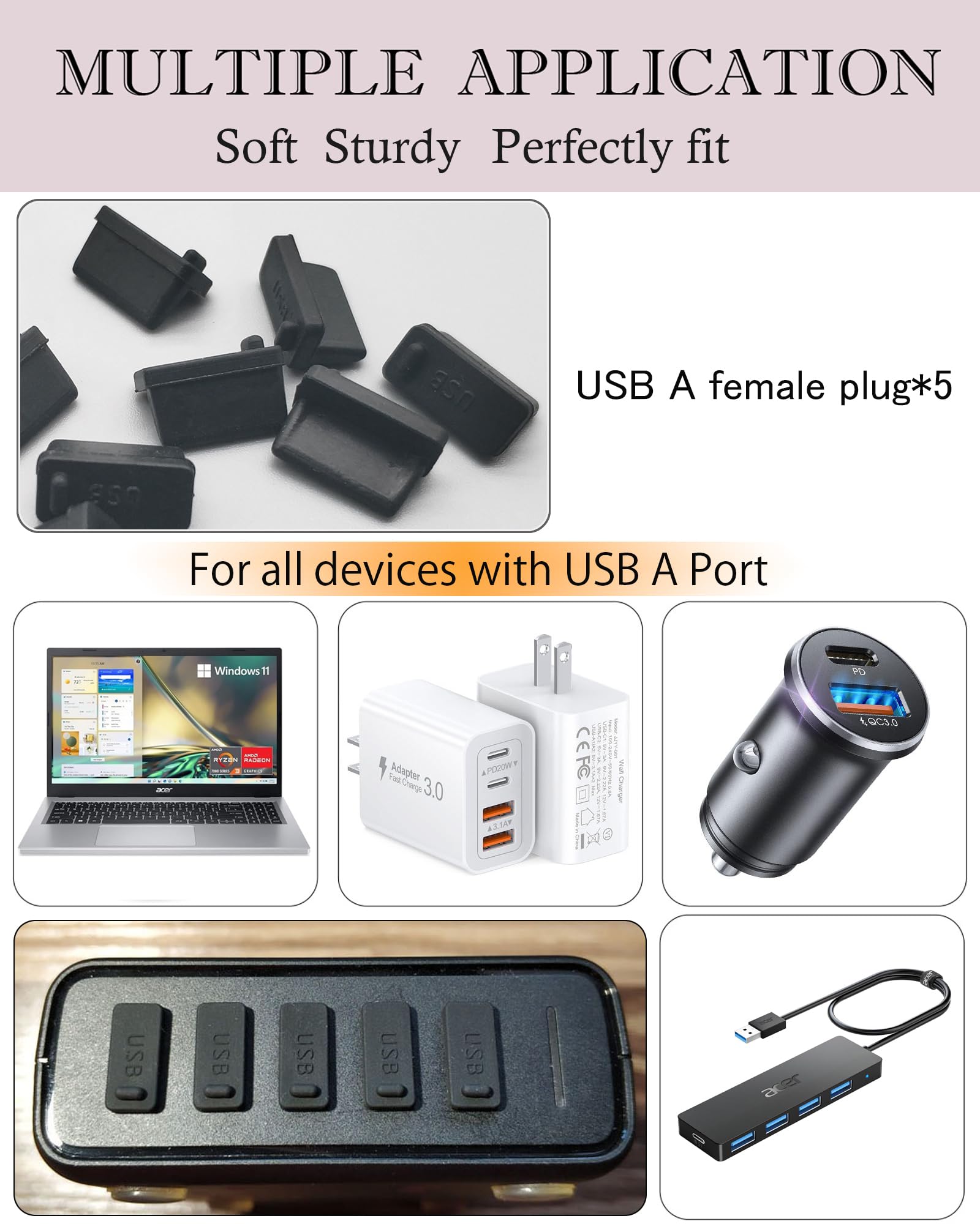 Amazon.co.jp: VSuRing Type-C USB3.1 USBポートコネクタ防塵保護 