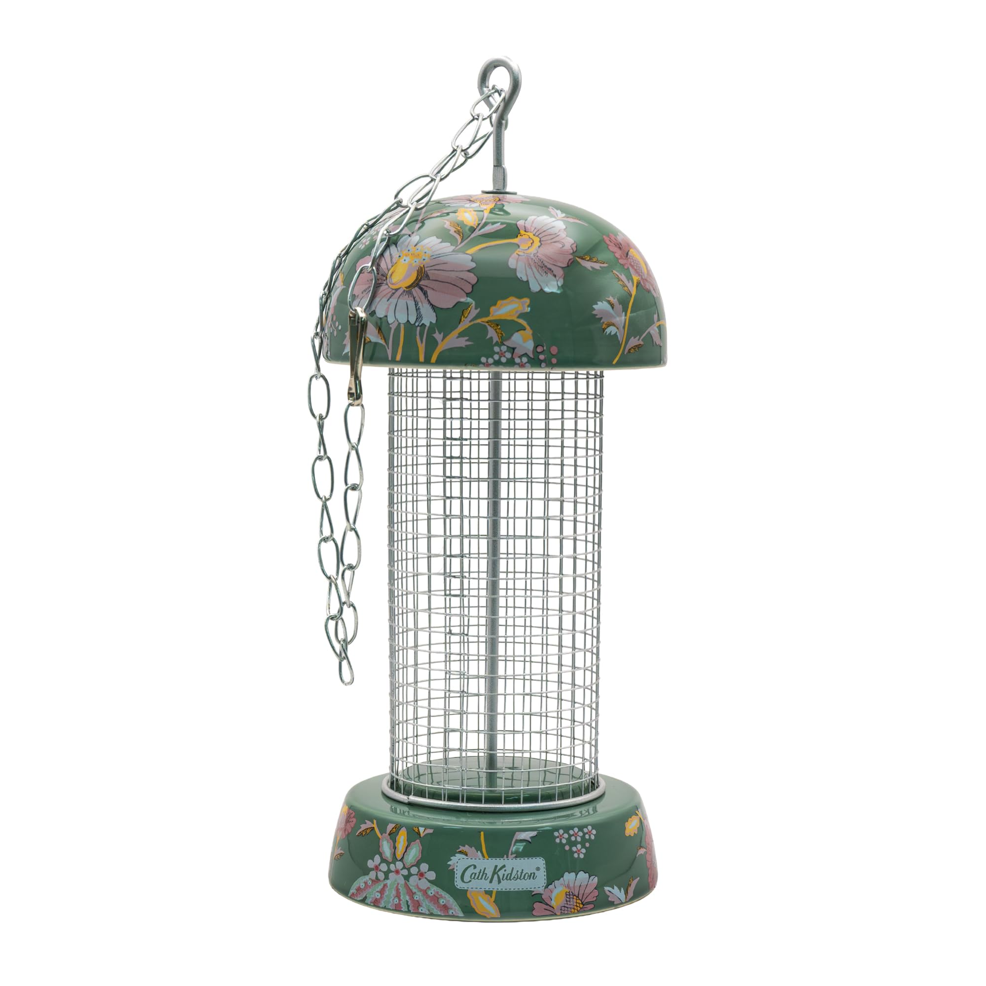 Cath Kidston Floral Wooden Bird House, Wall Mounted Outdoor Birdhouse Nesting Box for Garden & Patio, Decorative & Weather-Resistant – 11 x 9 x 22.5cm — view 9