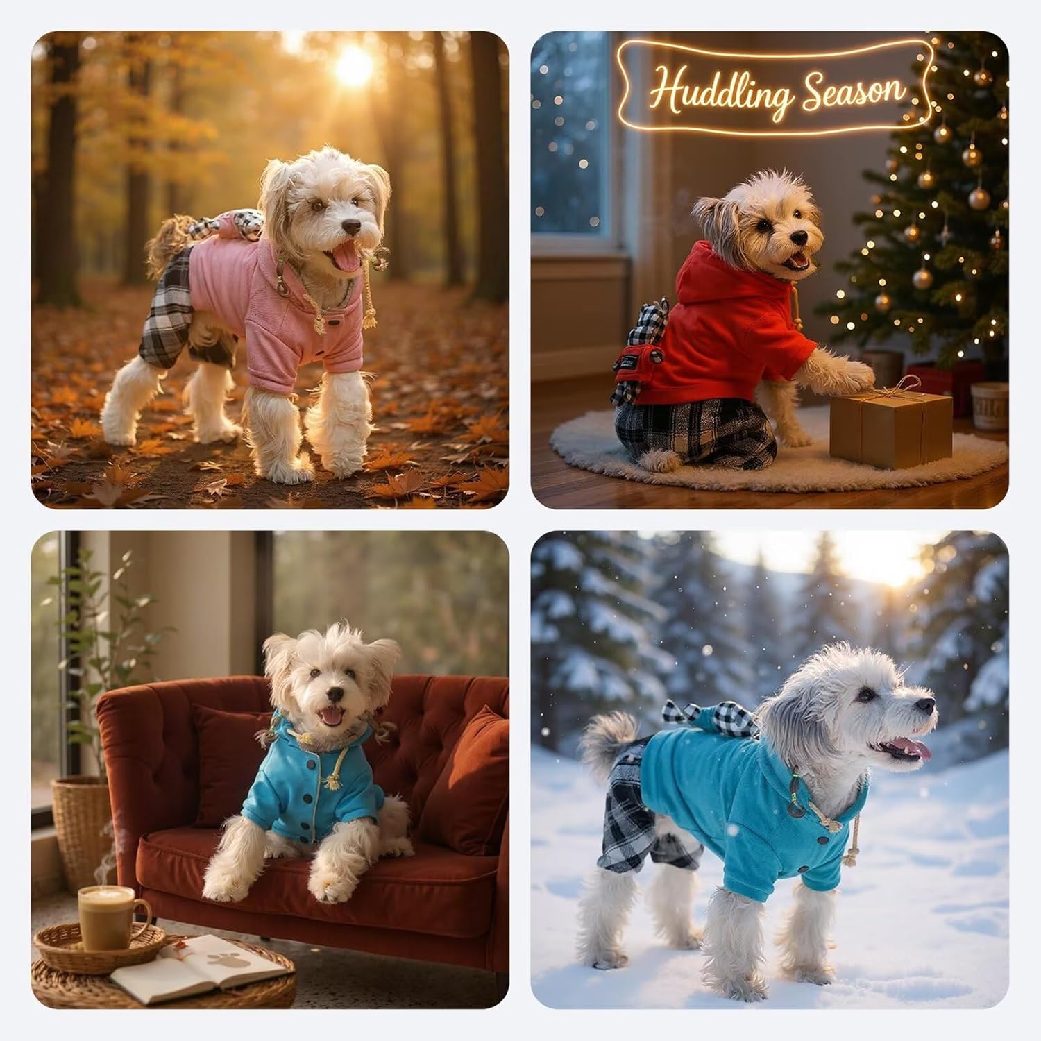 Warm Plush Lined Coat with snap Fastener and Cartoon Plush Toy Hood for Fall Winter Cold Weather Outfit