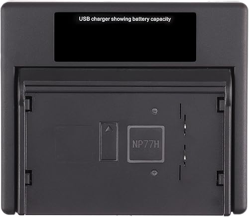 Miniatura 8 de FocusFoto Cargador de batería LCD USB NP-77H para NP-55 NP-33 NP-68 NP-78 NP-98 para cámara Sony CCD-FX630 CCD-FX640 CCD-FX700 CCD-FX700E CCD-FX710