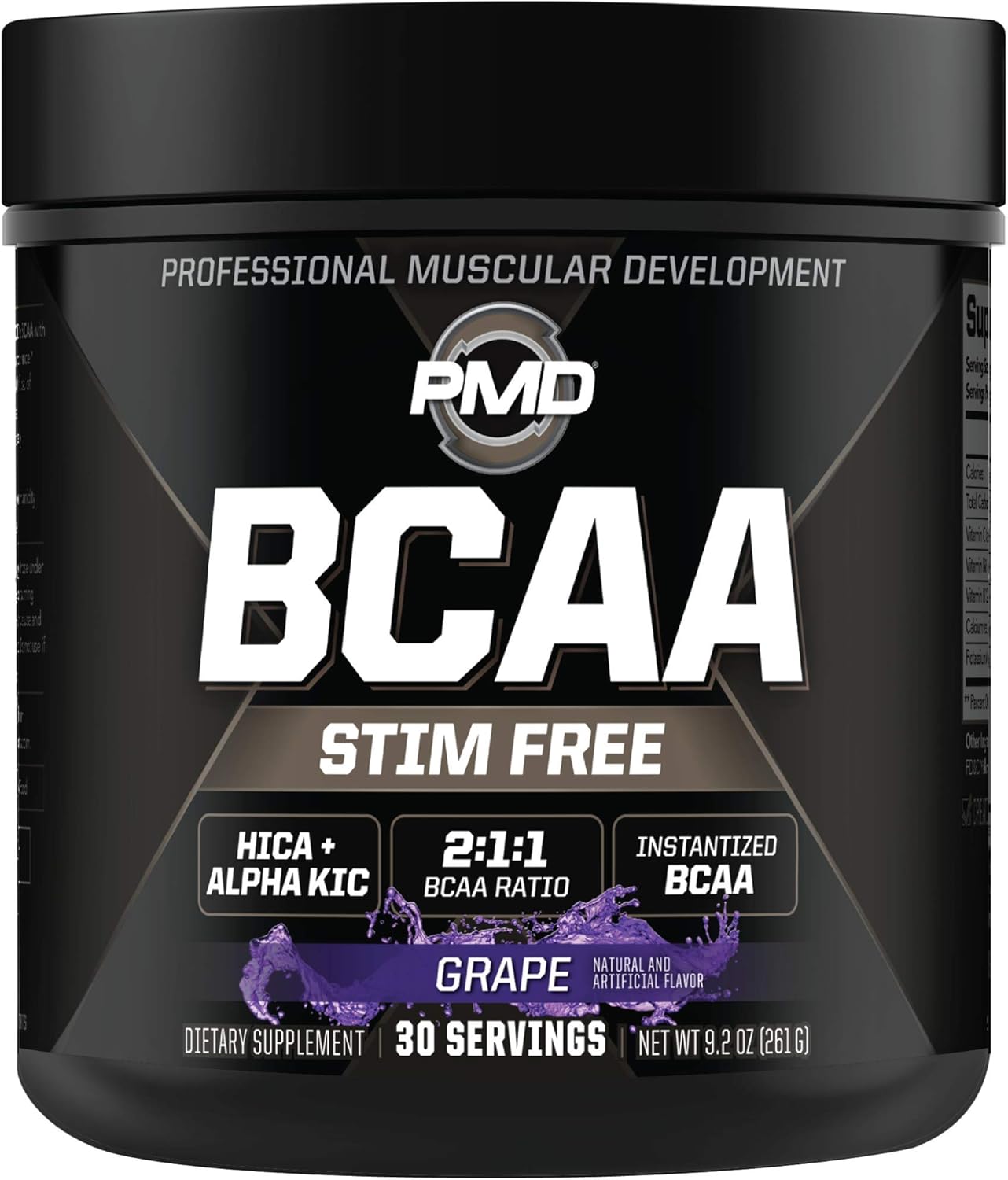 PMD Sports BCAA Stim-Free Amino Acids –...