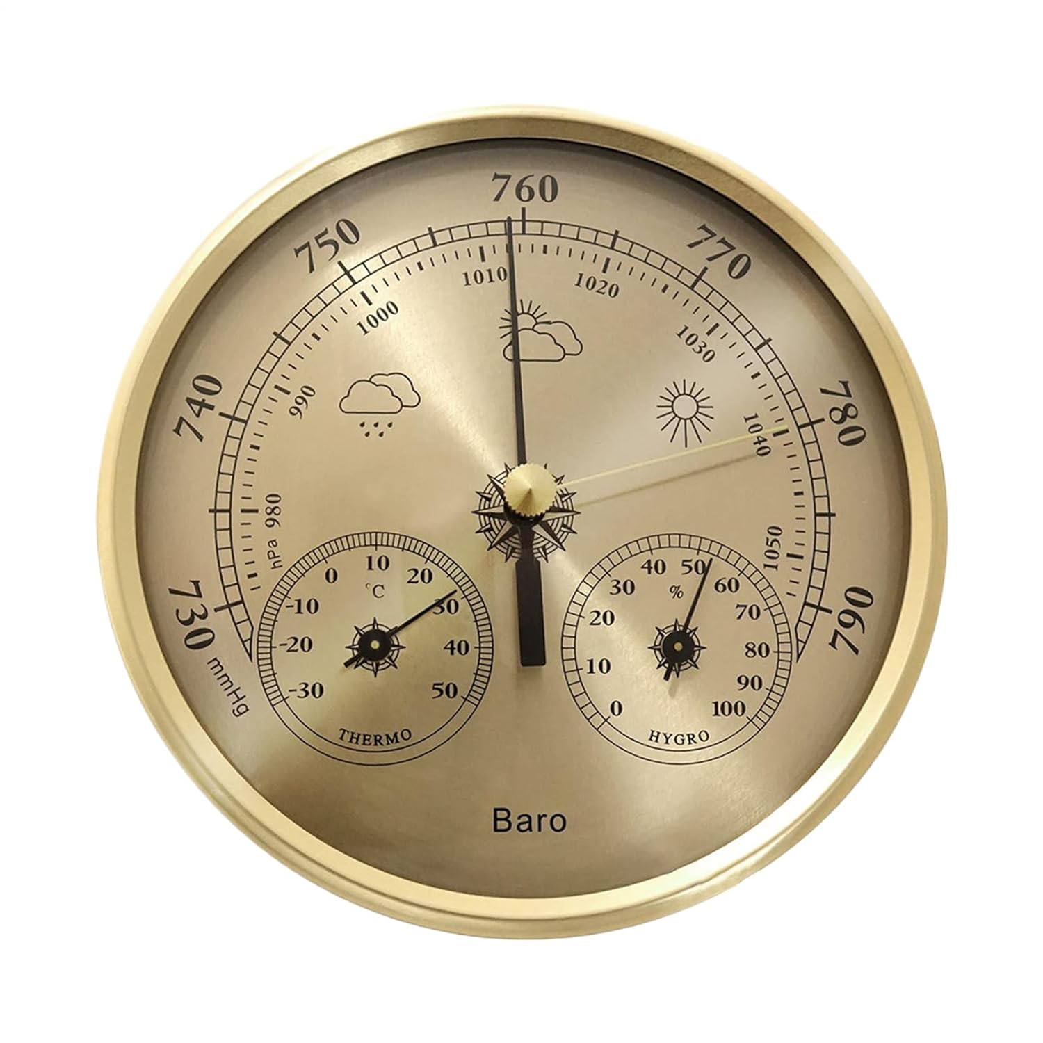 Digital Barometer,High Precision Humidity Monitoring,High Precision Barometer for Home | for Women Men Adults Boat Camping Marine Outdoor Indoor Home