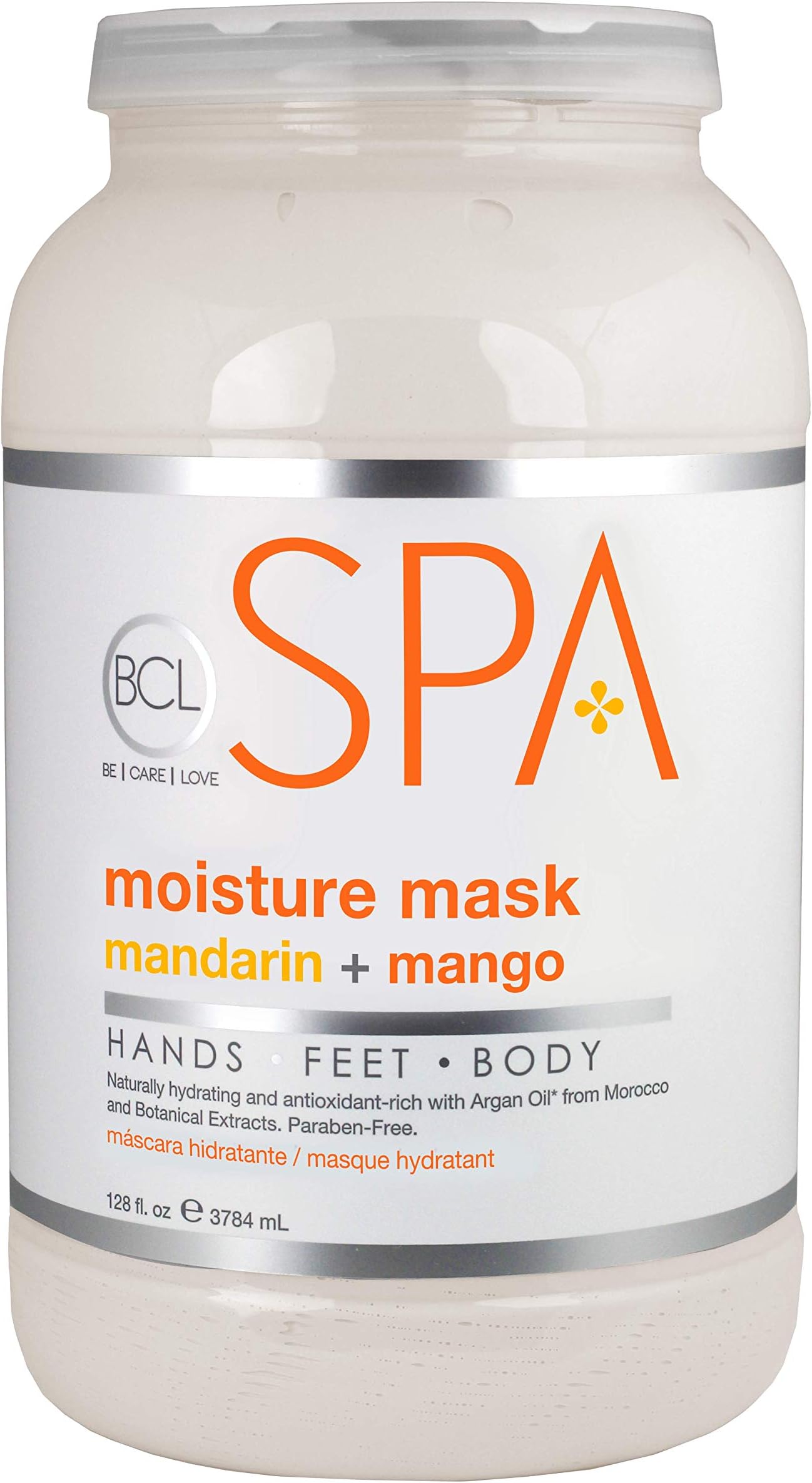 BCL SPA Moisture Mask Mandarin + Mango, 128 oz