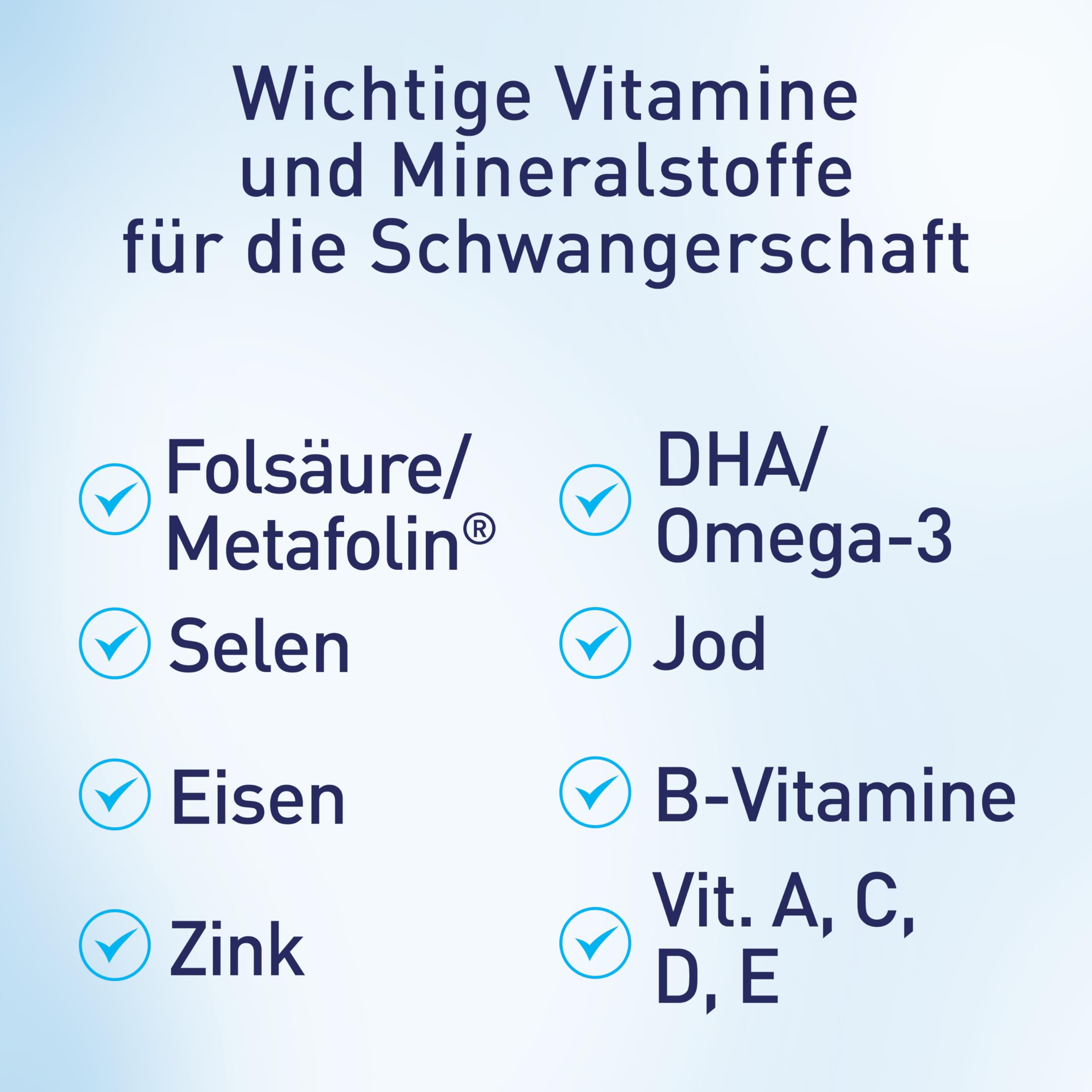 Elevit 2 | Schwangerschaftsvitamine für Mutter und Kind | Vitamine, Mineralstoffe & Omega-3-Fettsäuren | ab der 13. Schwangerschaftswoche | 60 Kapseln